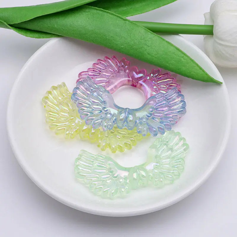 FS5306- Uv Love Angel Wing Beads Zoe's DIY Shop