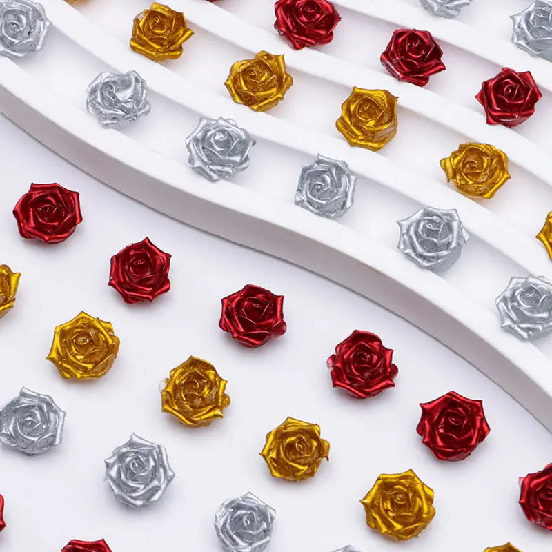 FS5368- 10mm Lacquer Sensation Velvet, Soft Flower Charms Soft Flower Patches, Luminous Night Glow For DIY Project Zoe's DIY Shop