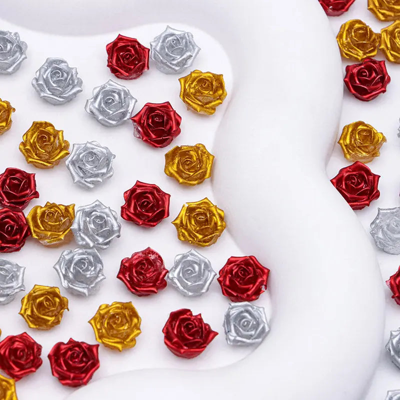 FS5368- 10mm Lacquer Sensation Velvet, Soft Flower Charms Soft Flower Patches, Luminous Night Glow For DIY Project Zoe's DIY Shop