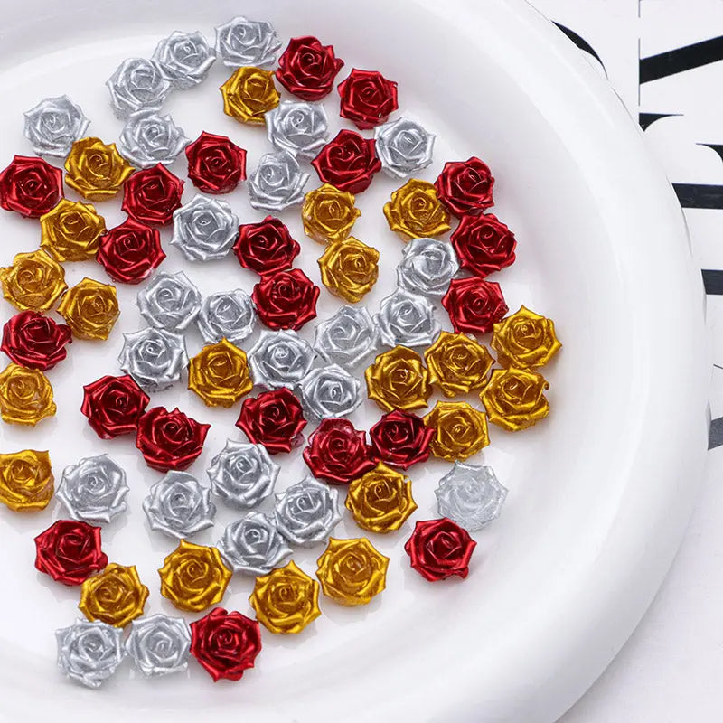 FS5368- 10mm Lacquer Sensation Velvet, Soft Flower Charms Soft Flower Patches, Luminous Night Glow For DIY Project Zoe's DIY Shop