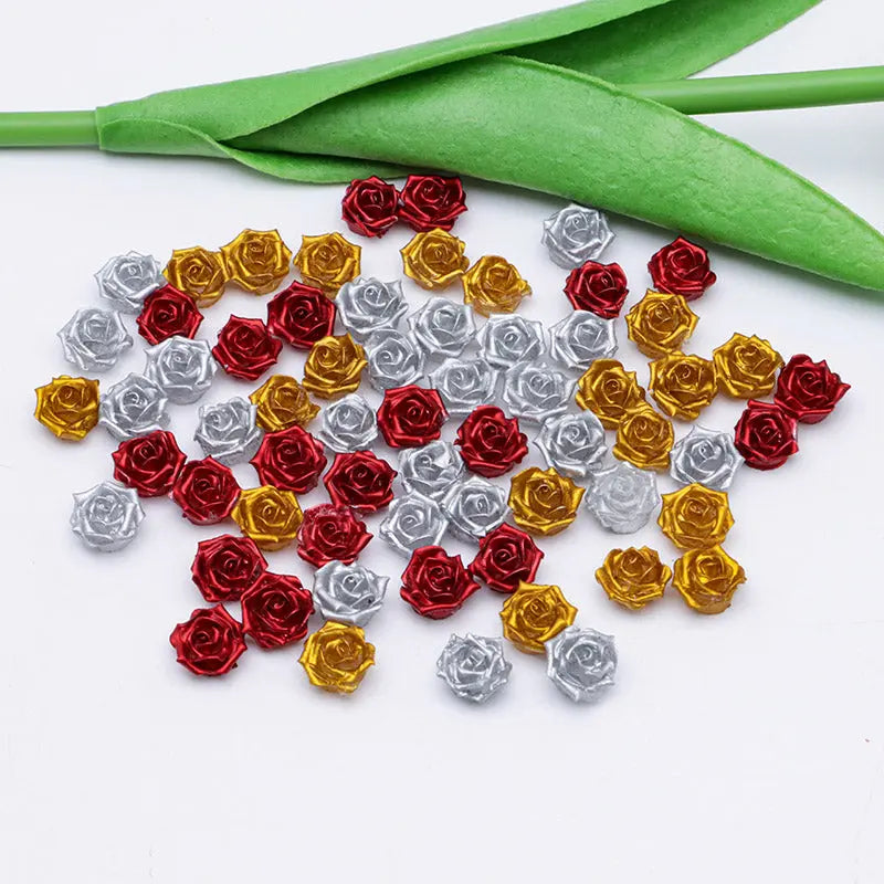 FS5368- 10mm Lacquer Sensation Velvet, Soft Flower Charms Soft Flower Patches, Luminous Night Glow For DIY Project Zoe's DIY Shop