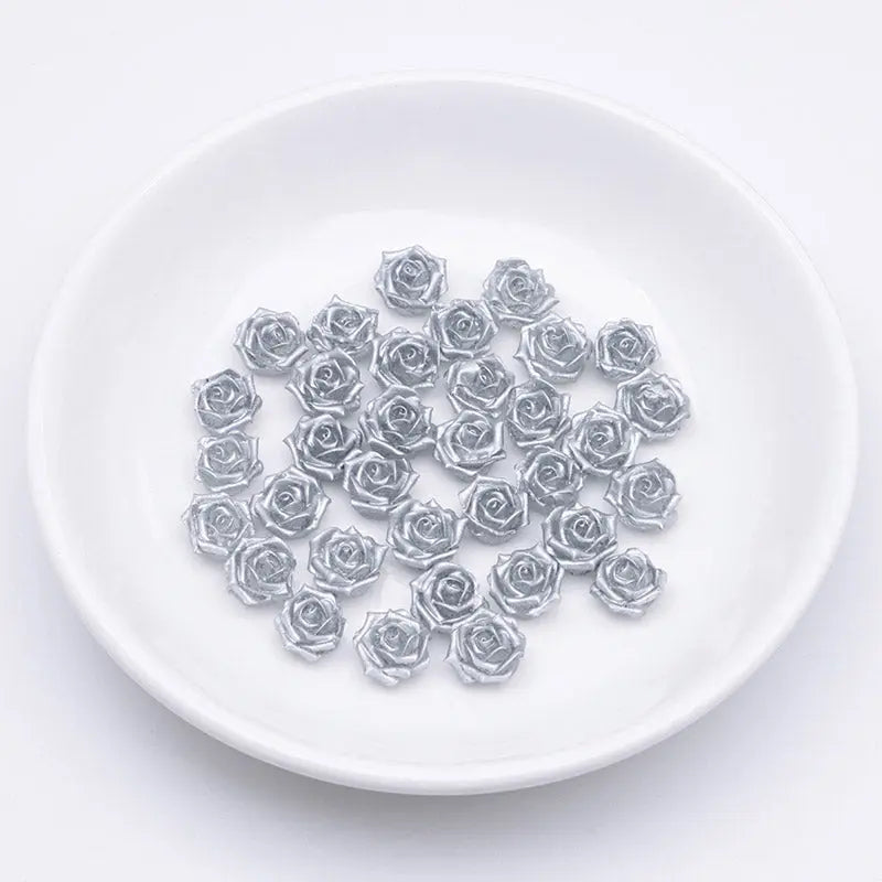 FS5368- 10mm Lacquer Sensation Velvet, Soft Flower Charms Soft Flower Patches, Luminous Night Glow For DIY Project Zoe's DIY Shop