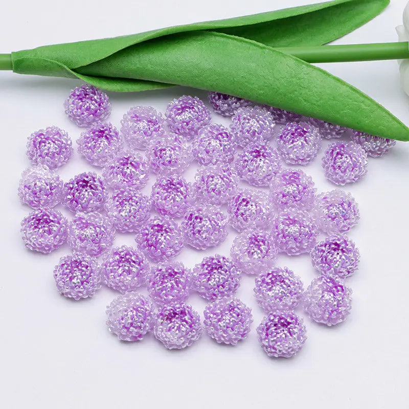 FS5371- 14mm Peony Soft Flower Charms Luminous For DIY Project Zoe's DIY Shop