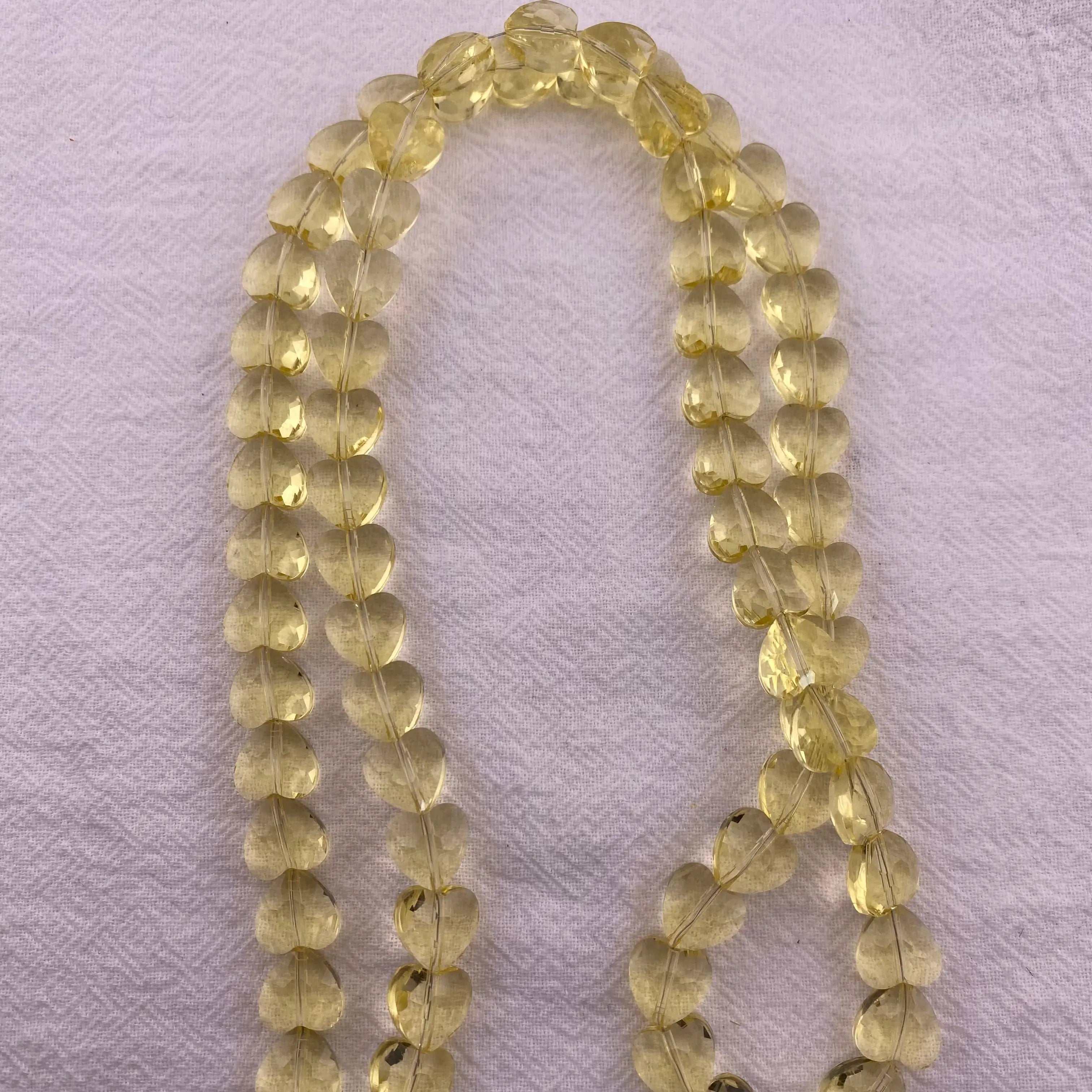 FS5377- 10*10mm About 70PCS/Strand Heart Glass Beads Zoe's DIY Shop