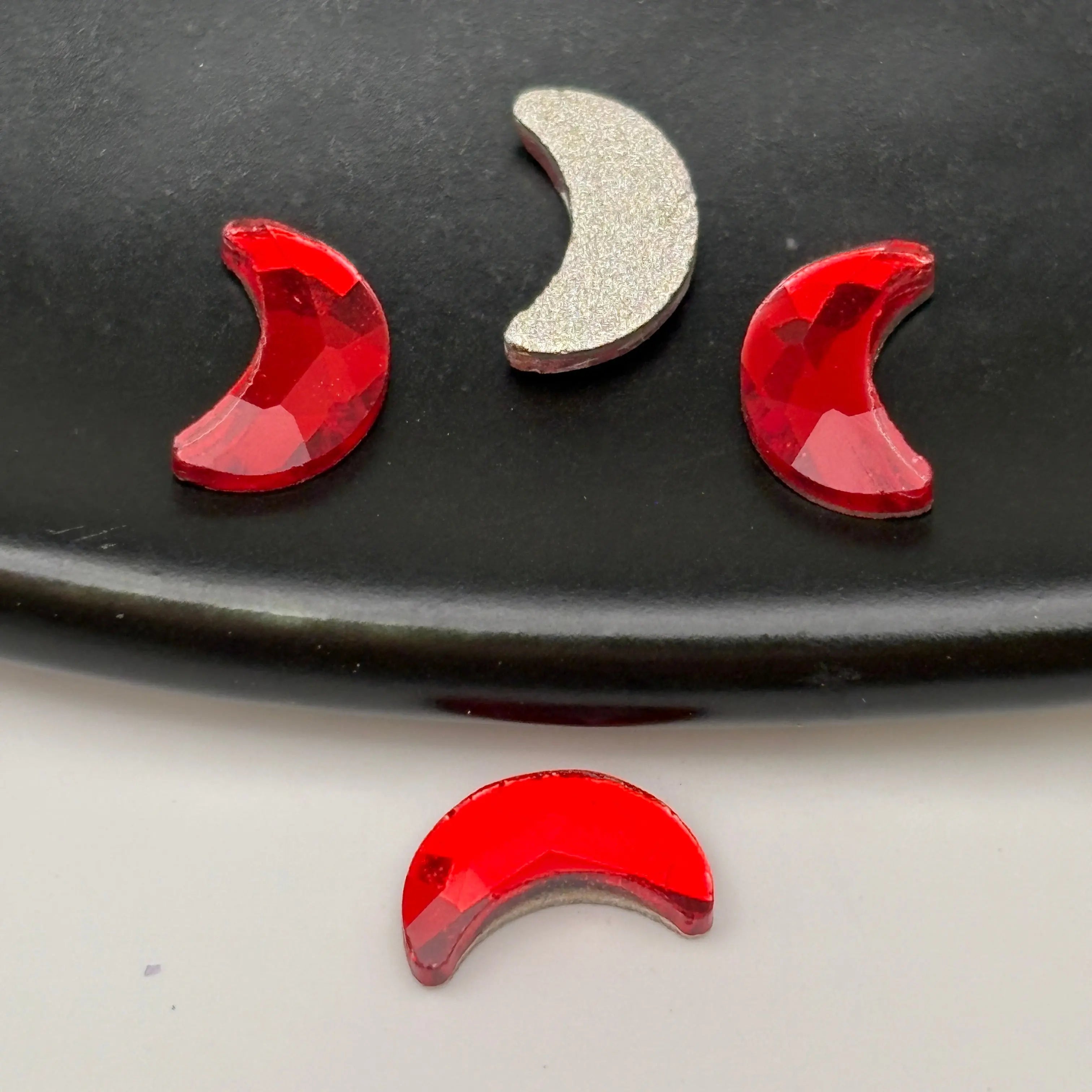 FS5420- 5*8mm Moon Crystal Diamonds Nail Art Stickers For DIY Projects Zoe's DIY Shop