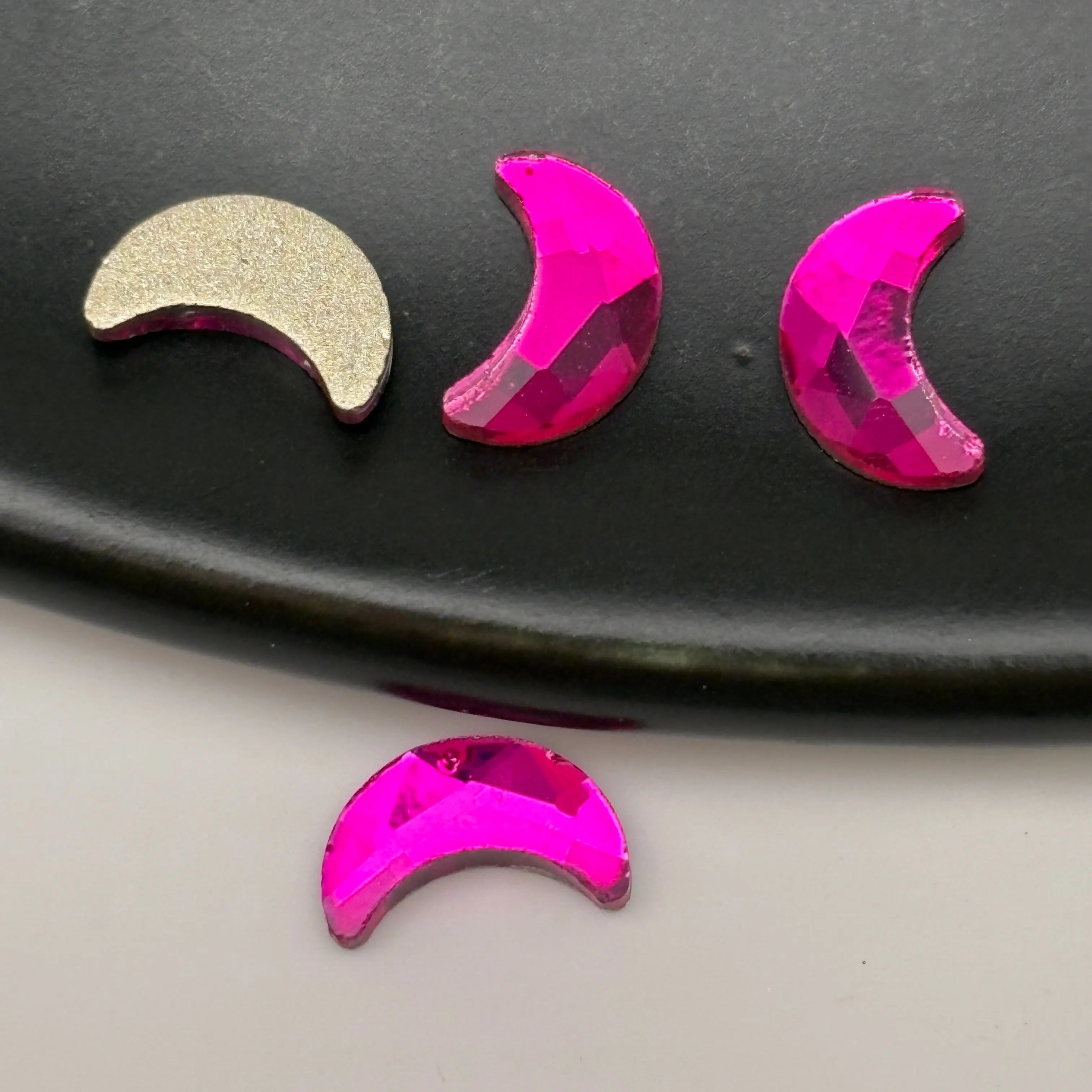 FS5420- 5*8mm Moon Crystal Diamonds Nail Art Stickers For DIY Projects Zoe's DIY Shop