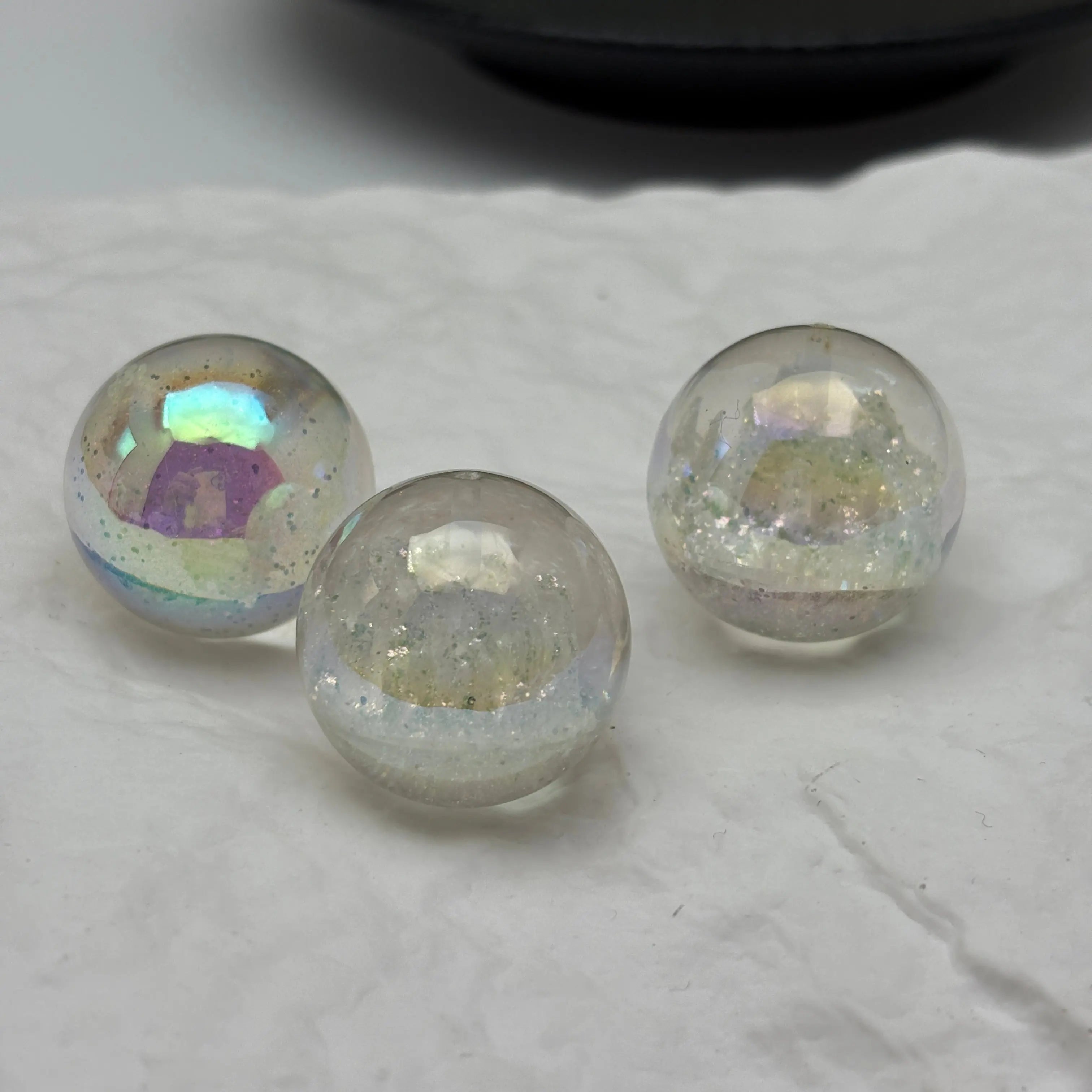 FS5453- 25mm New UV Half Hole Castle Beads For Pendent For DIY Projects Zoe's DIY Shop