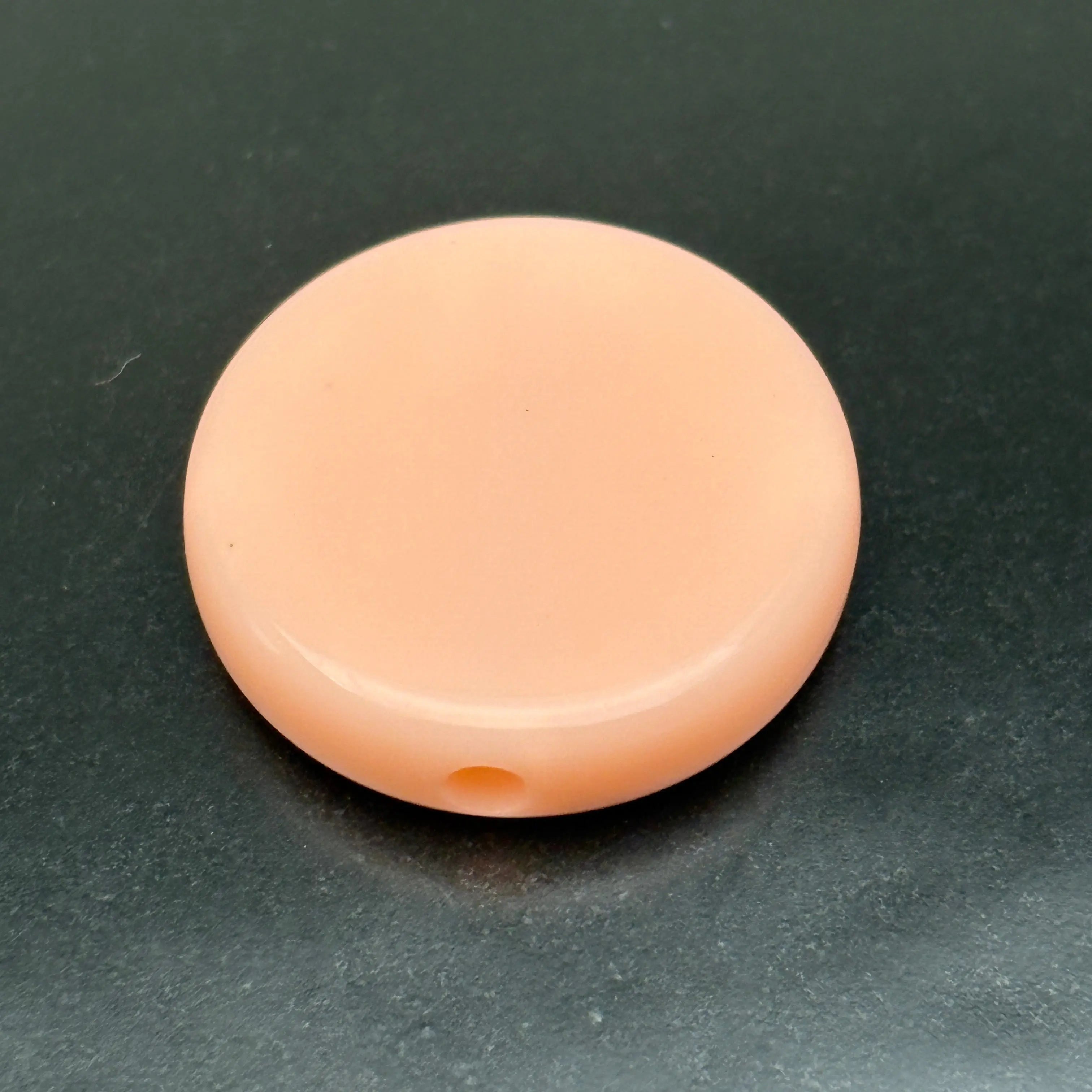 FS5454- 20mm Round Plate Based Beads, Round Plate Bottom Beads, Thickness 5mm, Fit Pen For DIY Project Zoe's DIY Shop