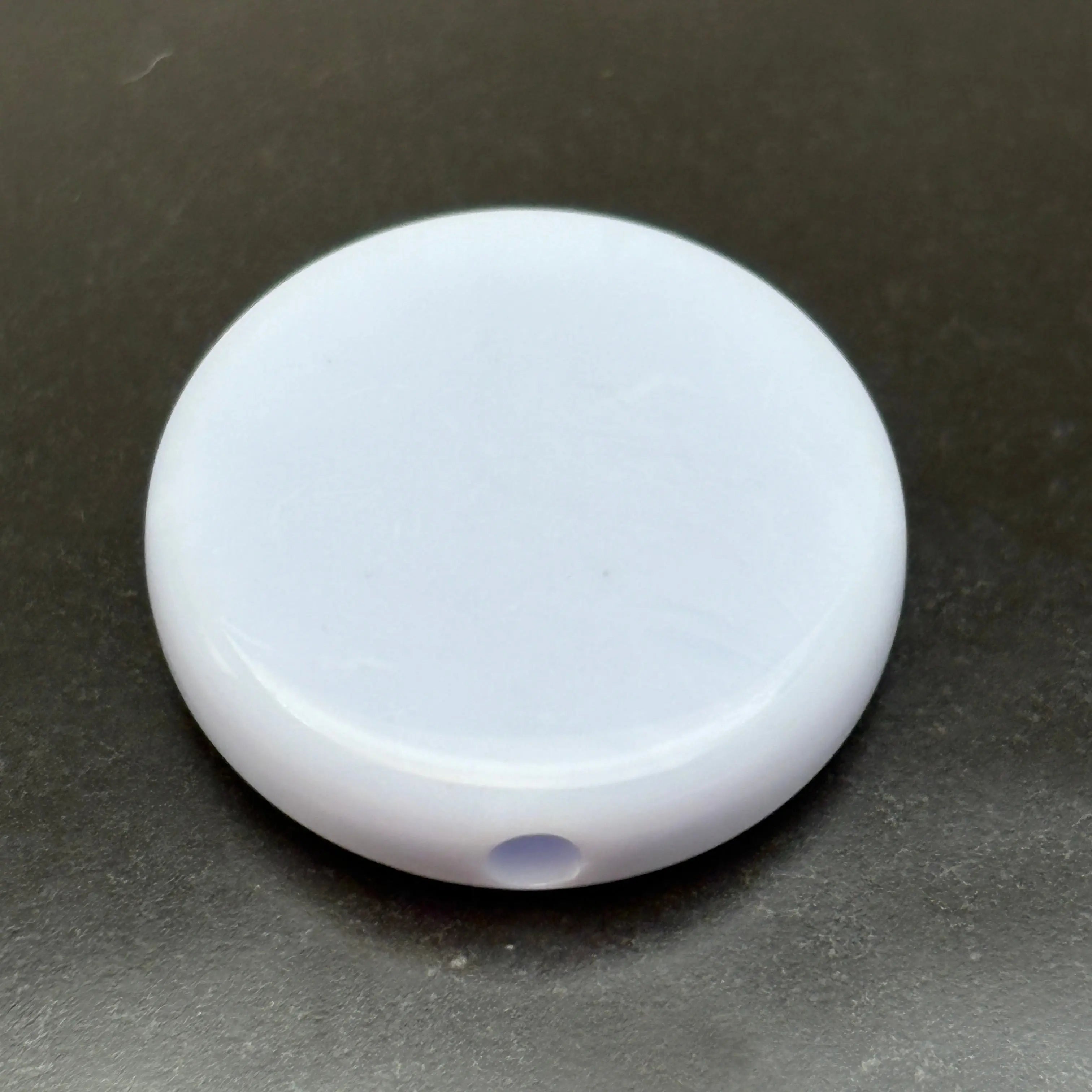 FS5454- 20mm Round Plate Based Beads, Round Plate Bottom Beads, Thickness 5mm, Fit Pen For DIY Project Zoe's DIY Shop