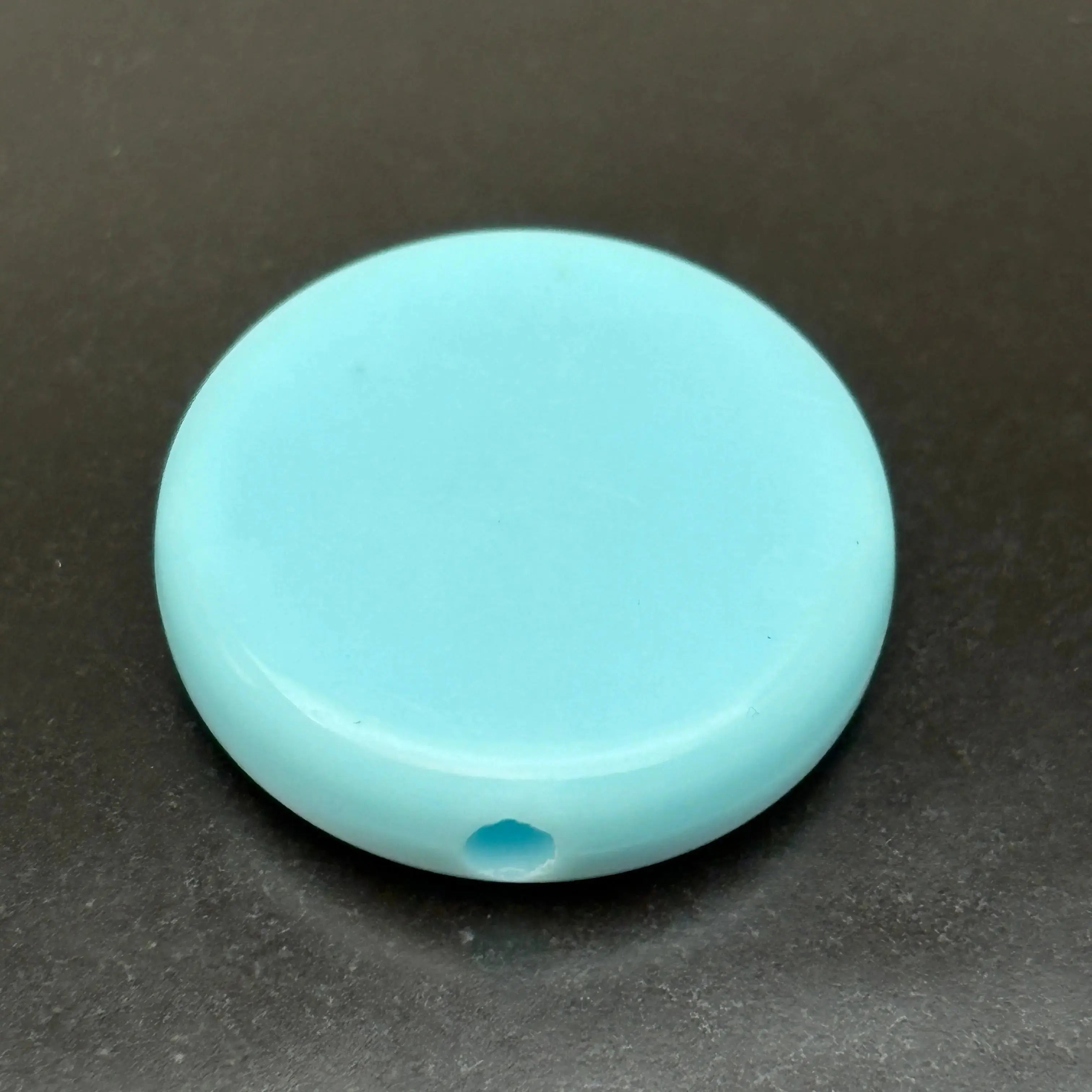 FS5454-20mm Round Plate Based Beads, Round Plate Bottom Beads, Thickness 5mm, Fit Pen For DIY Project - Zoe DIY Wholesale