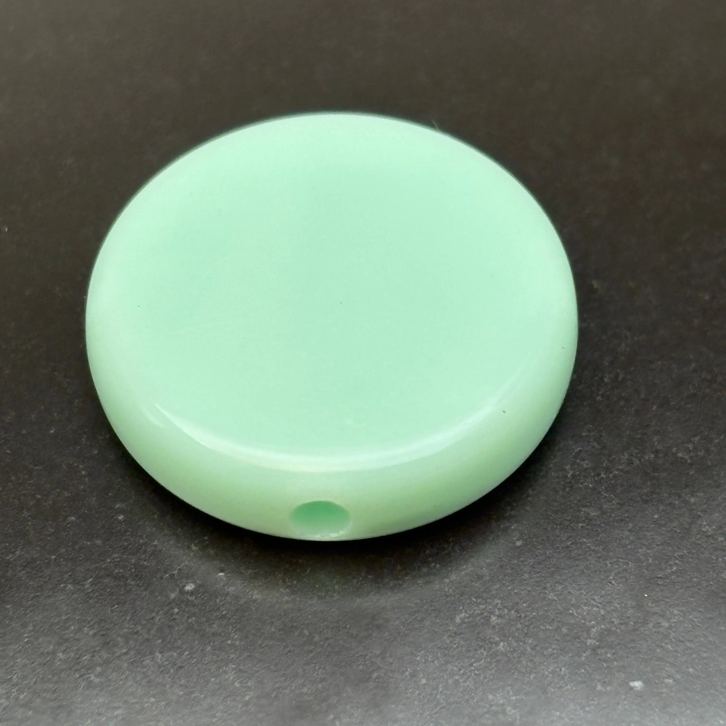 FS5454- 20mm Round Plate Based Beads, Round Plate Bottom Beads, Thickness 5mm, Fit Pen For DIY Project Zoe's DIY Shop