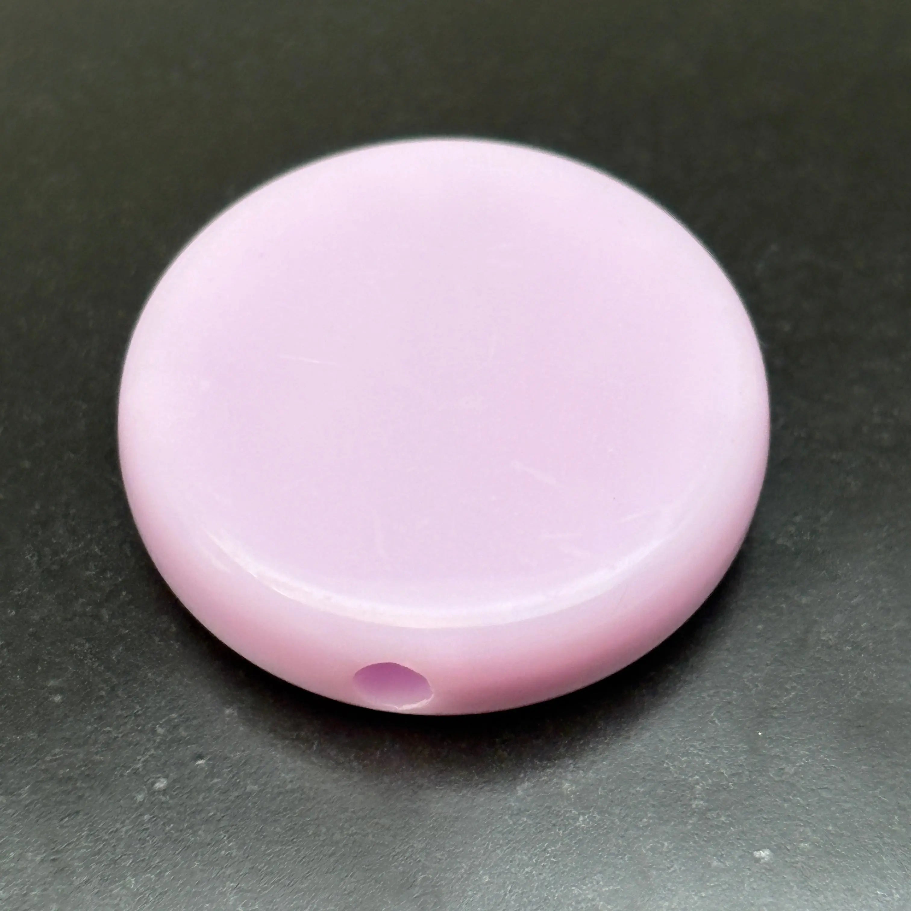 FS5454- 20mm Round Plate Based Beads, Round Plate Bottom Beads, Thickness 5mm, Fit Pen For DIY Project Zoe's DIY Shop