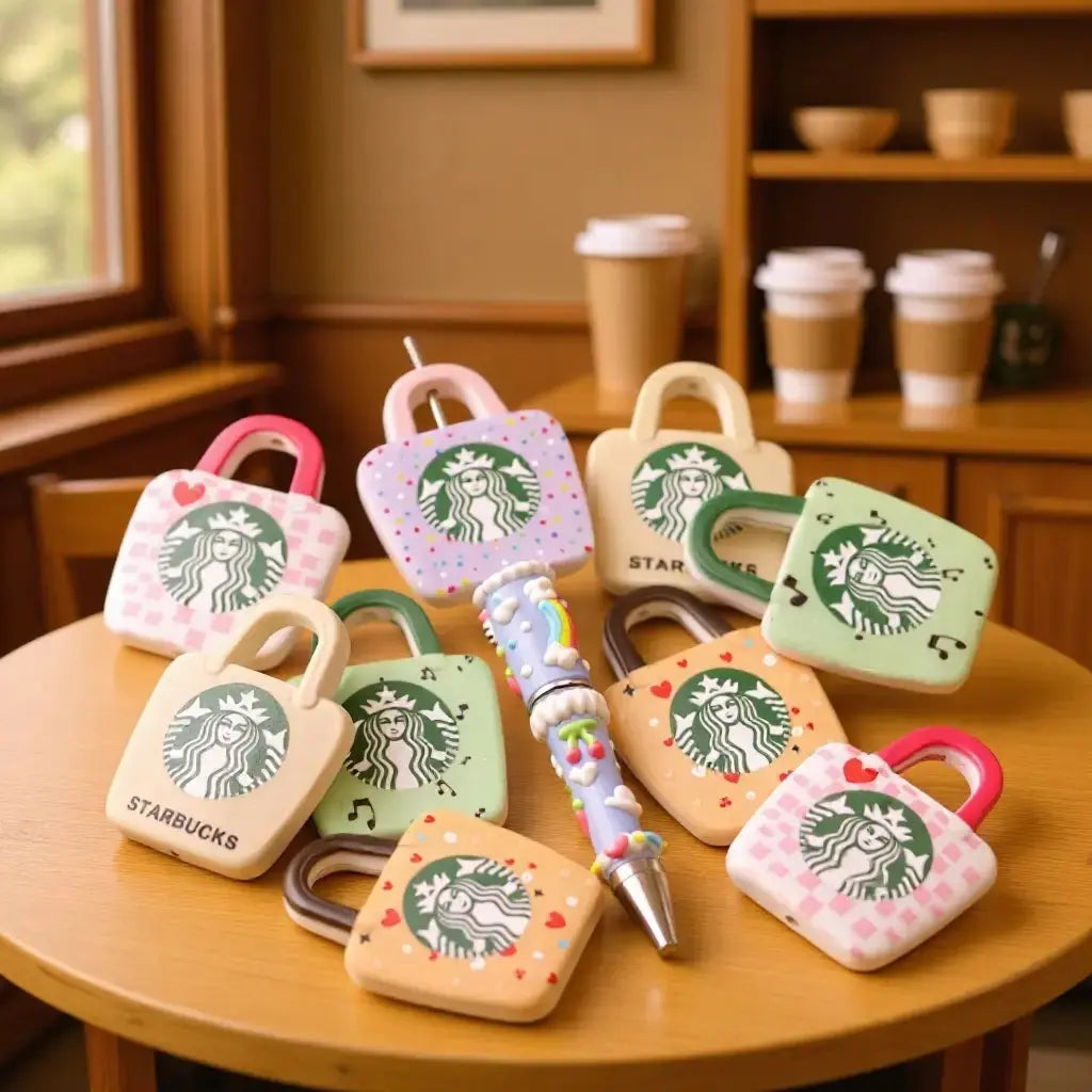 FS5561-Starbucks Acrylic Beads Zoe DIY Wholesale