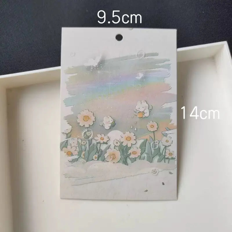 FS5872-10 Pieces P9.5*14cm Phone Chain Card Zoe DIY Wholesale