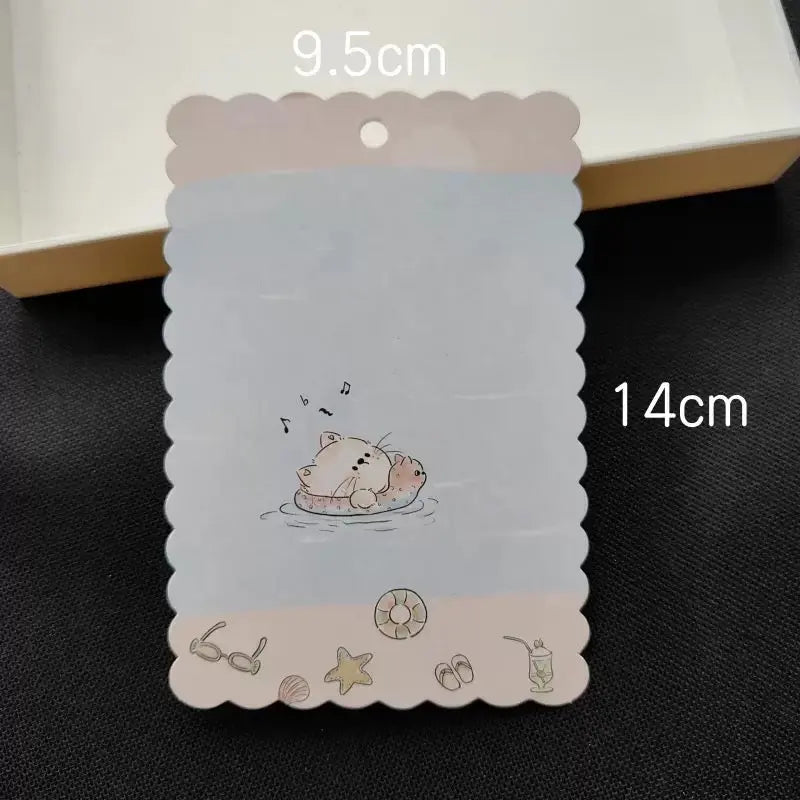 FS5872-10 Pieces P9.5*14cm Phone Chain Card Zoe DIY Wholesale