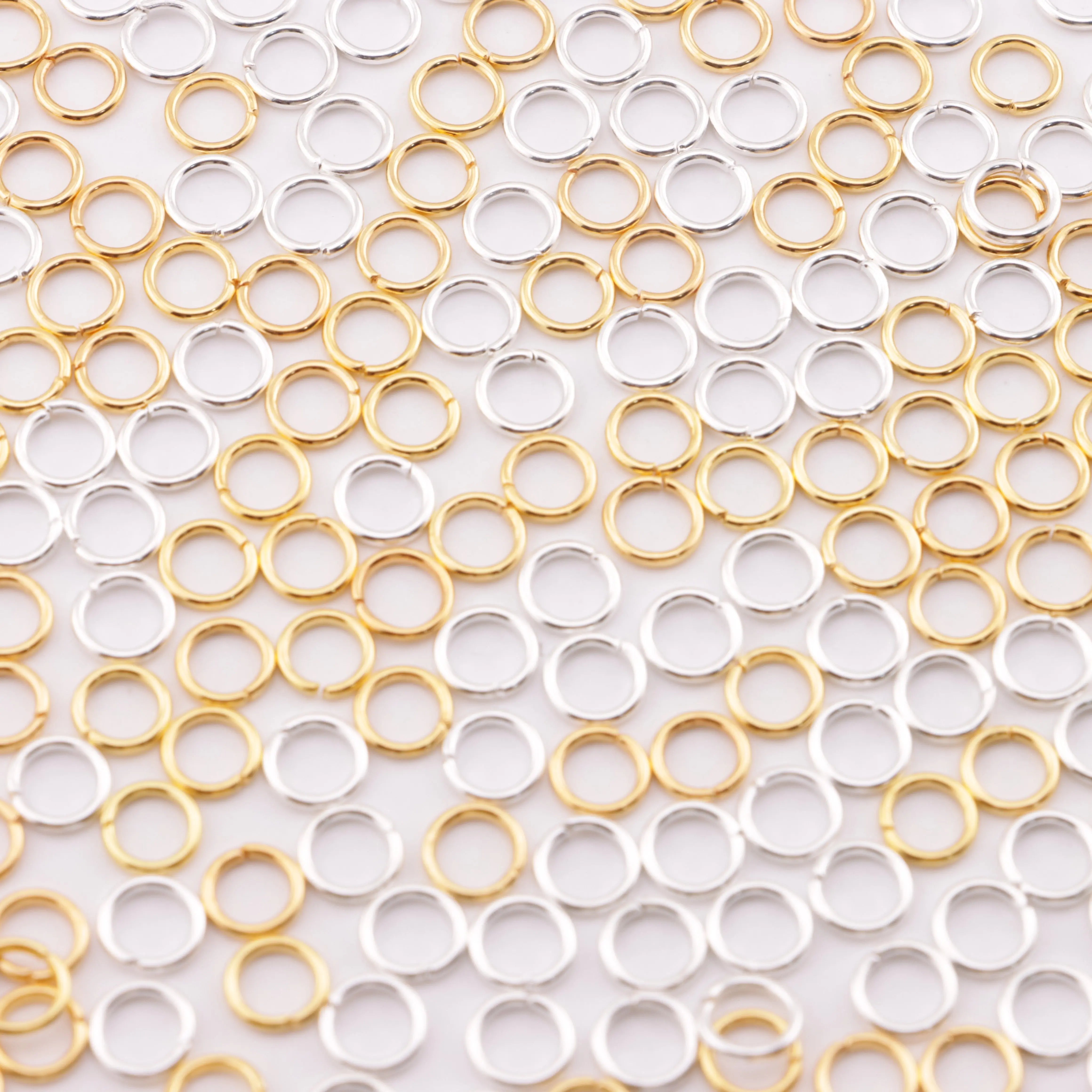 FS6083-6mm Closed Jump Rings Closed And Open Loops ZoeDIY Shop