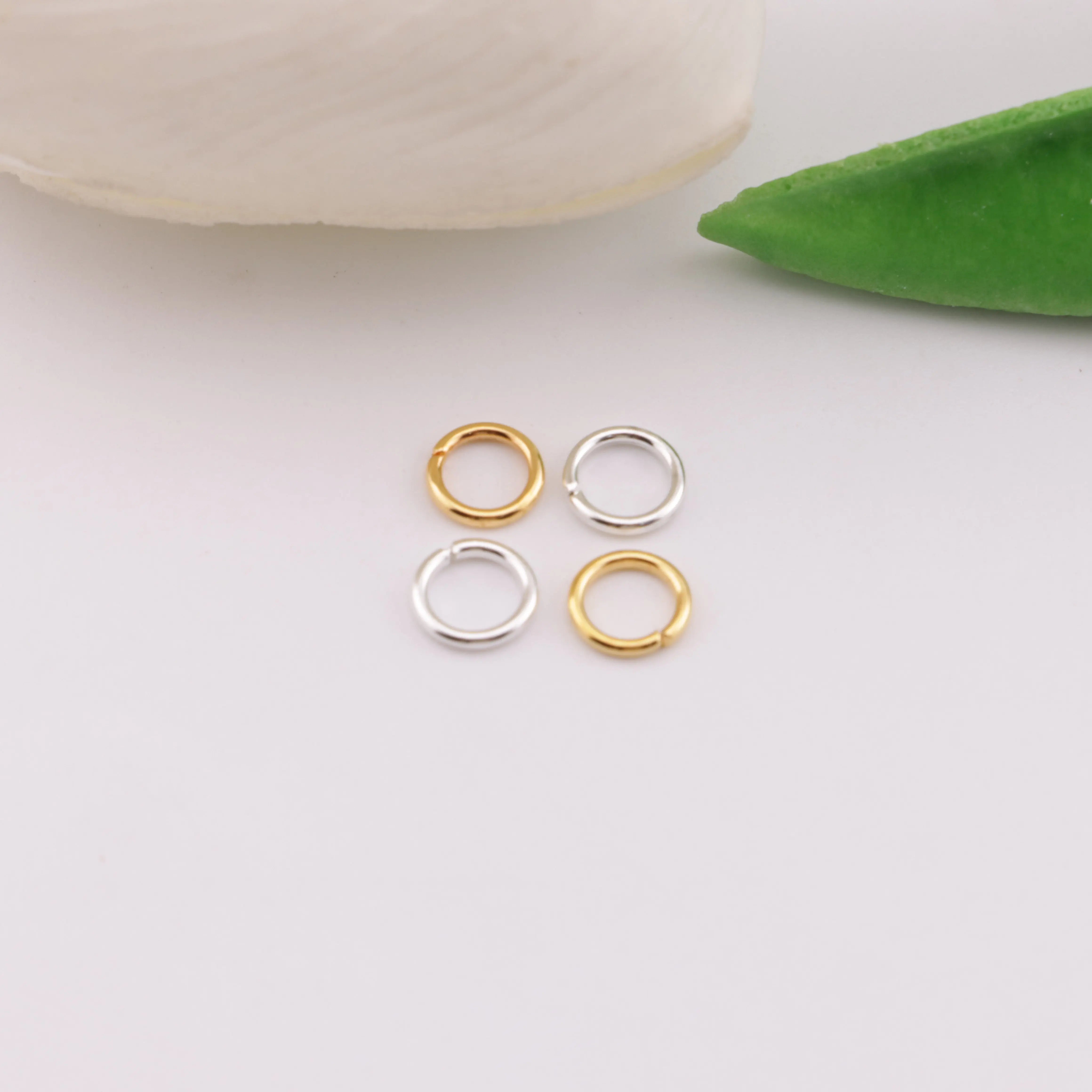 FS6083-6mm Closed Jump Rings Closed And Open Loops ZoeDIY Shop