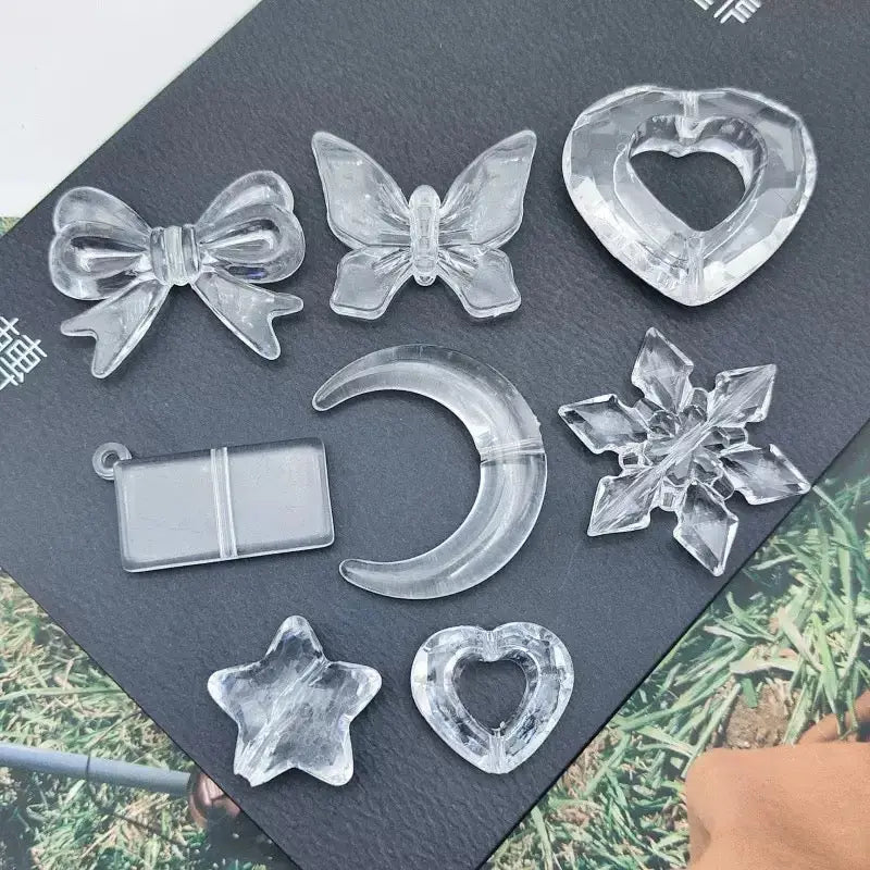 FS6118-Random Mixed White Base Beads Zoe DIY Wholesale