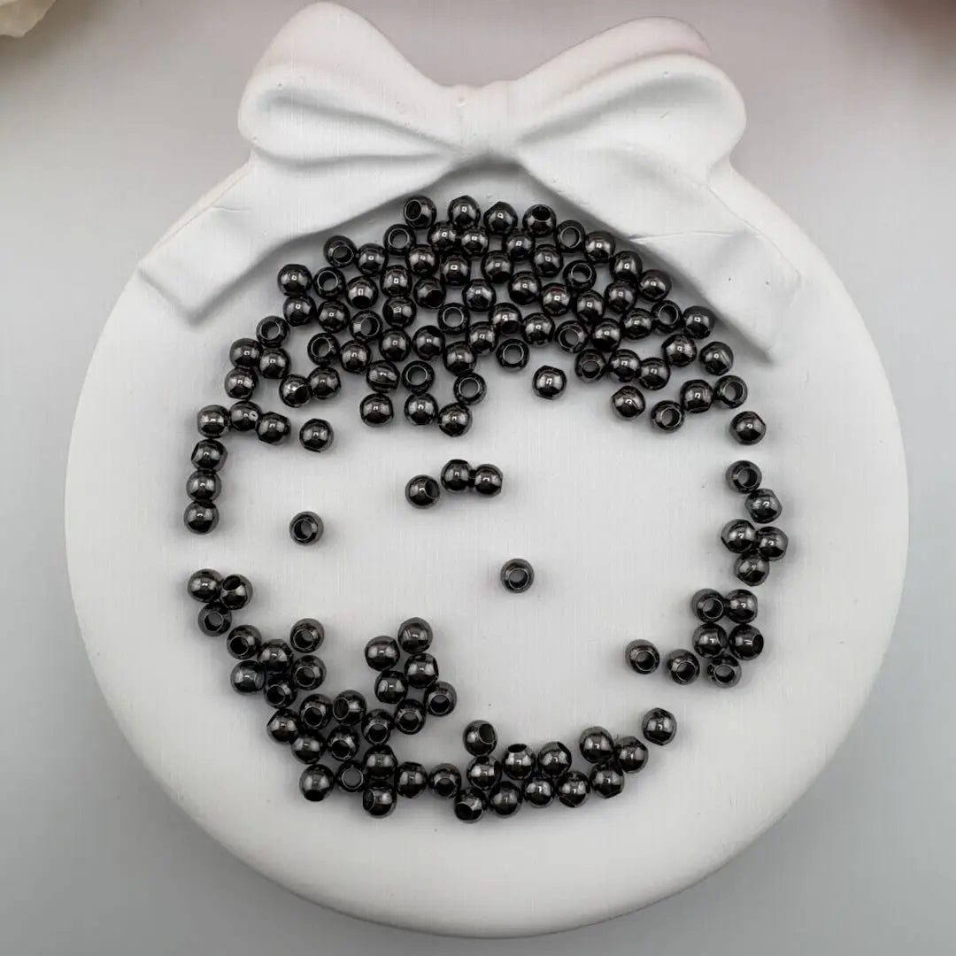 FS6137-4mm Copper Metal Spacer Beads Fit For Pen For DIY Project ZoeDIY Shop