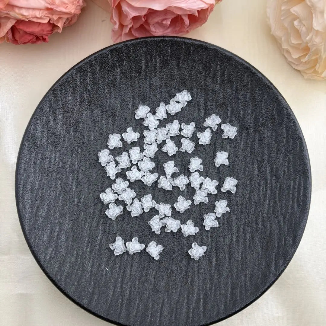 FS6143-  10mm Luminous Soft Flower Charms Zoe DIY Wholesale