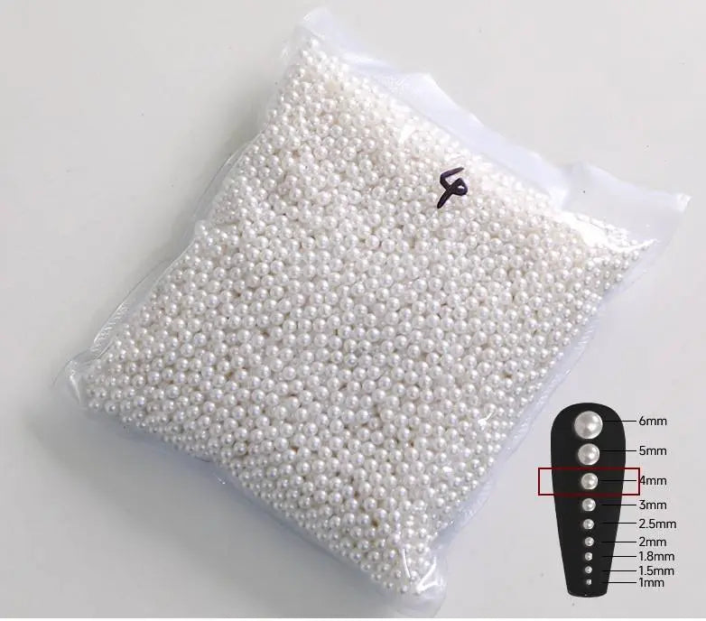 FS6146-4MM Pearl Beads Samll Hole Zoe DIY Wholesale