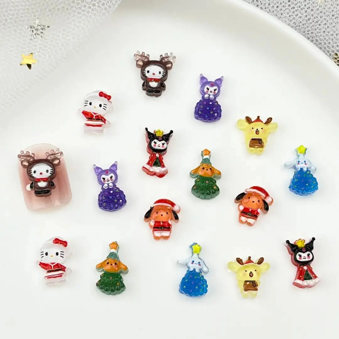 FS6157-Sanrio Christmas Small Charms Zoe DIY Wholesale