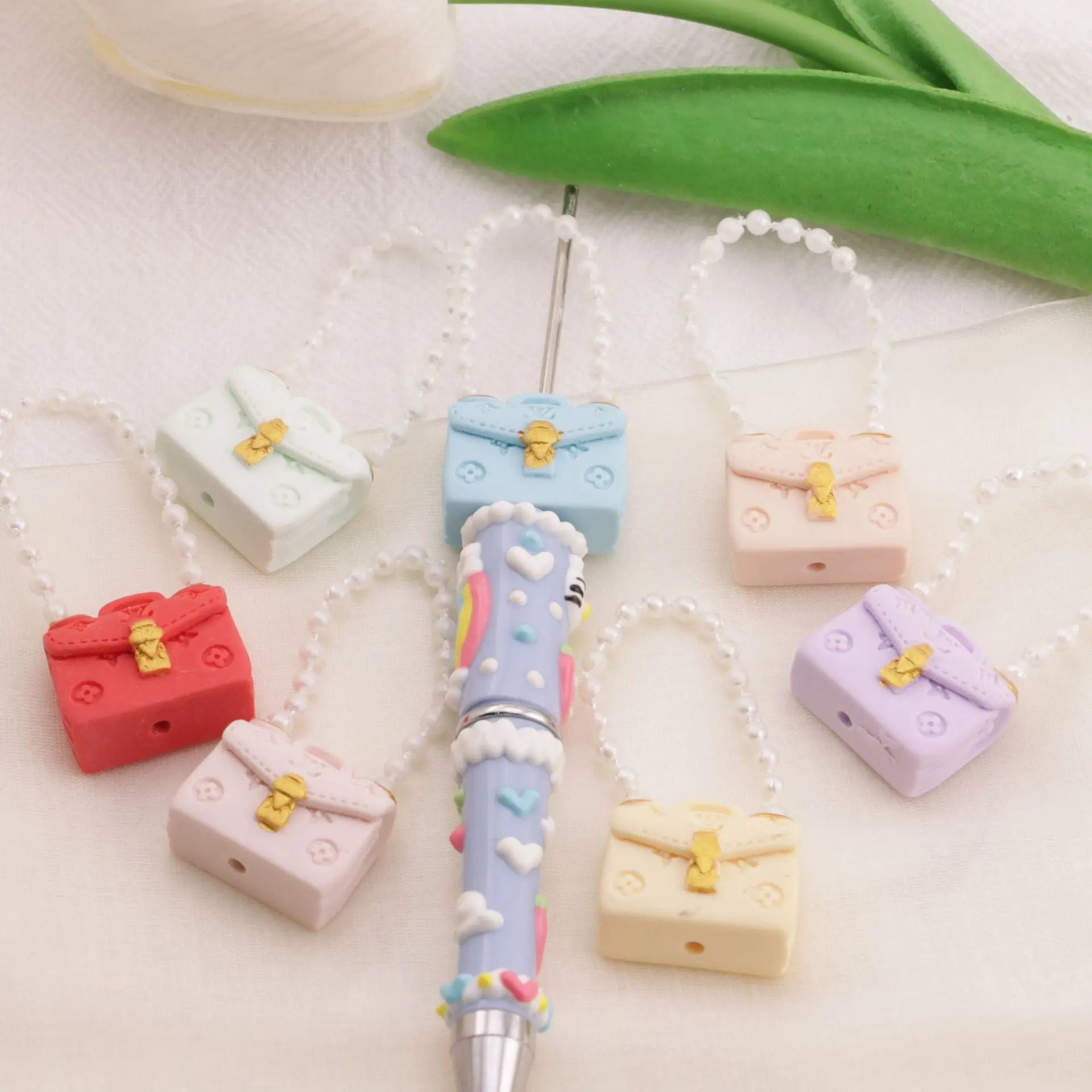 FS6283-Brand Design Bag Resin Beads Zoe DIY Wholesale