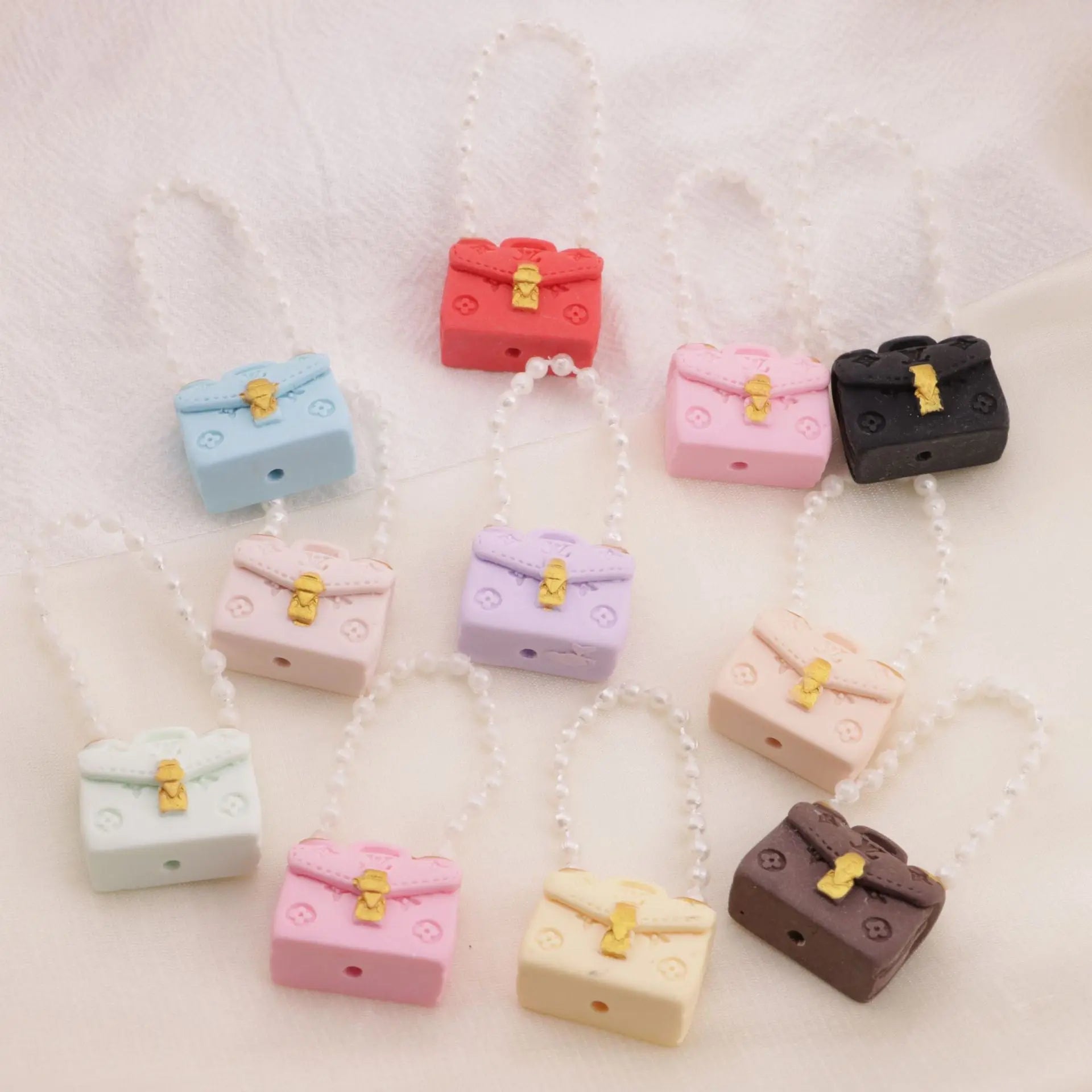 FS6283-Brand Design Bag Resin Beads Zoe DIY Wholesale