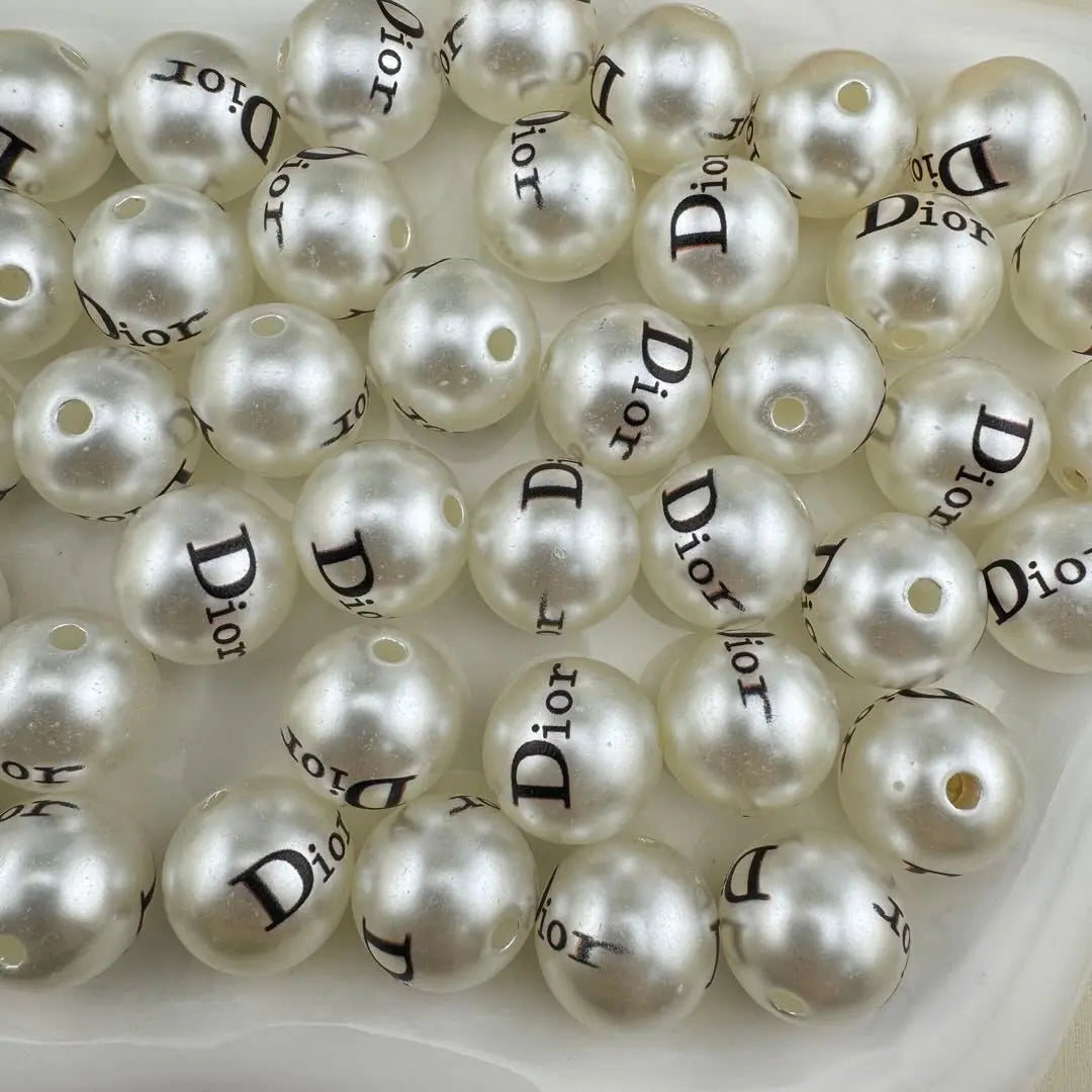 FS6287-16mm Pearl Looking Acrylic Beads Zoe DIY Wholesale