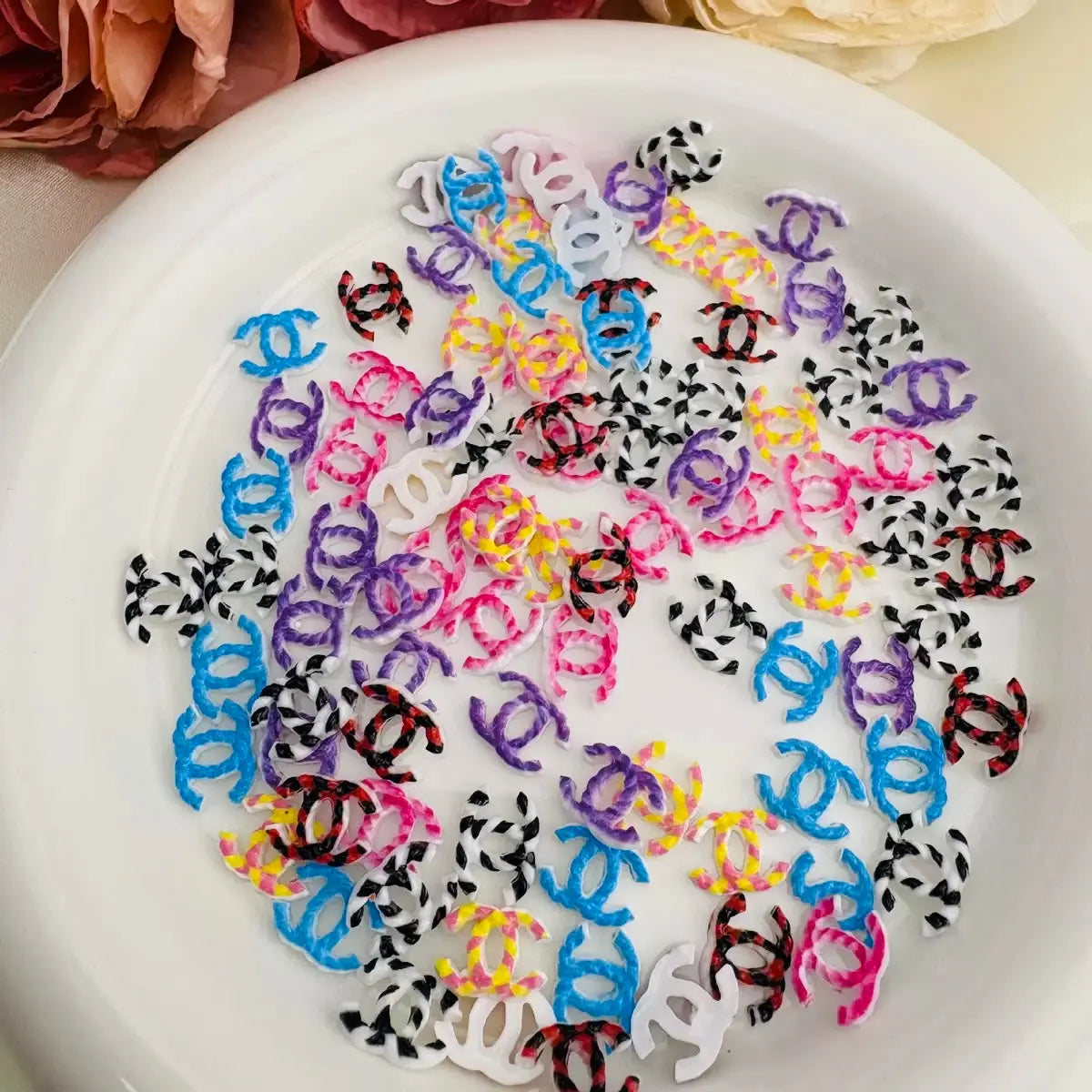 FS6323-About 11mm C Nail Charms Zoe DIY Wholesale