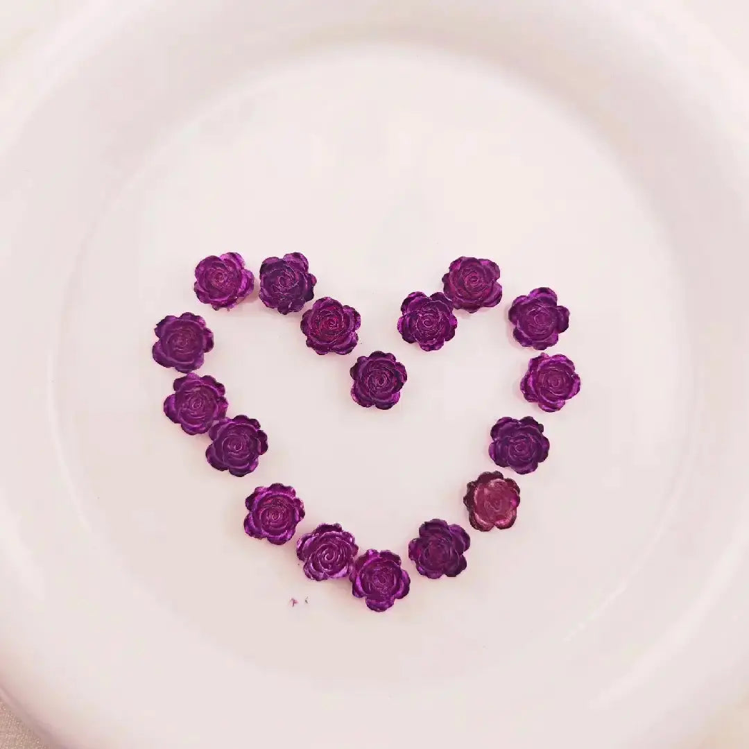 FS6535-9MM Luminous Soft Flower Charms For Nail Charms Zoe DIY Wholesale