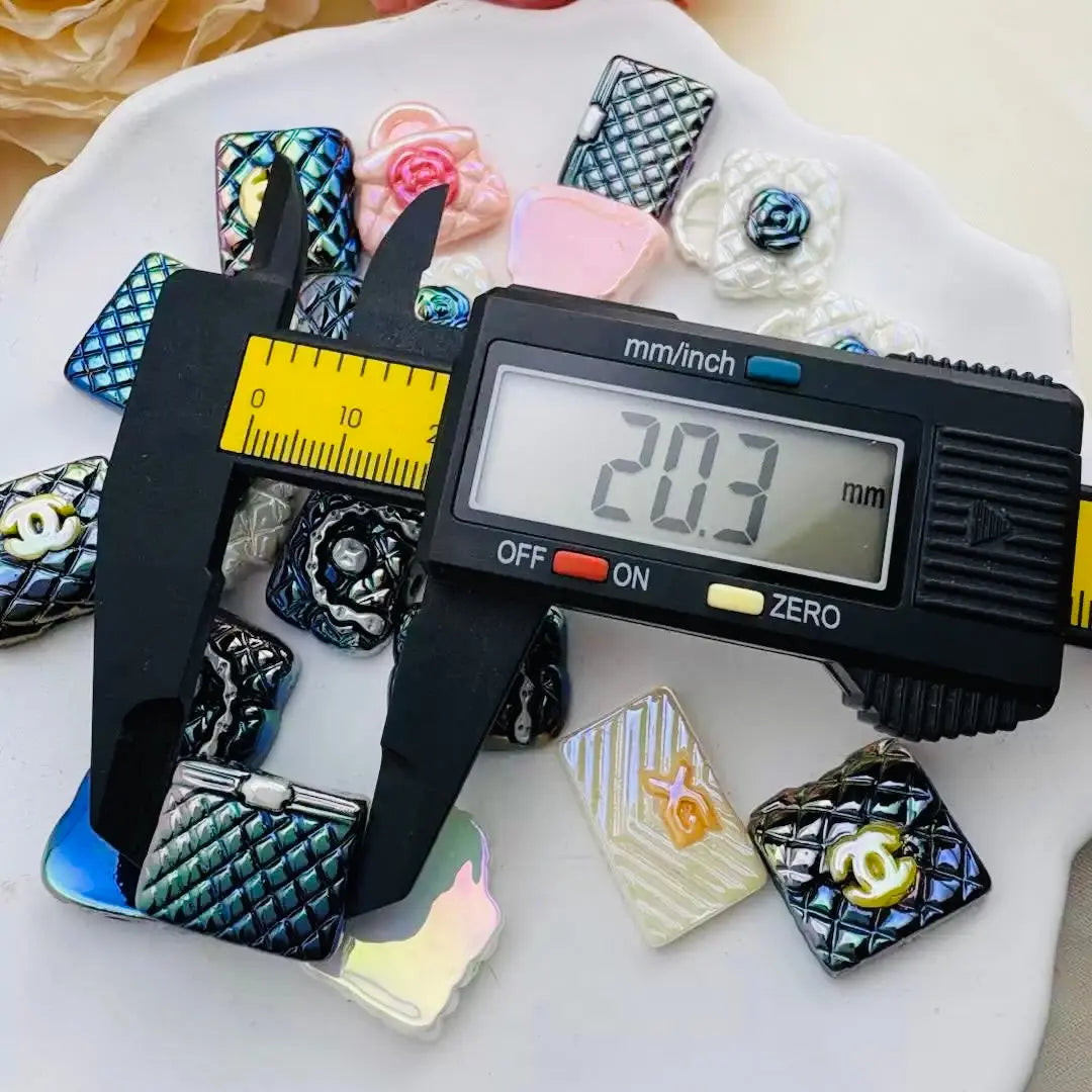 FS6716-Designer Handbag Mixed Resin Beads Zoe DIY Wholesale