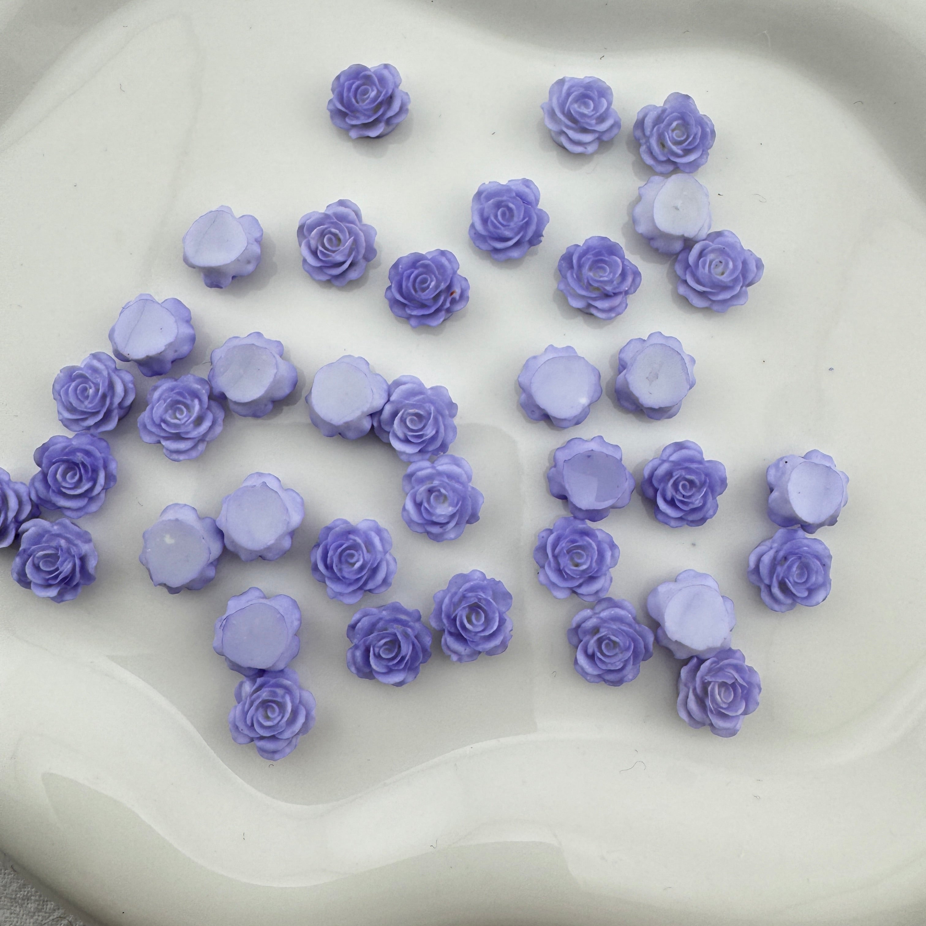 FS6533-9mm Soft Flower Charms Zoe's DIY Shop