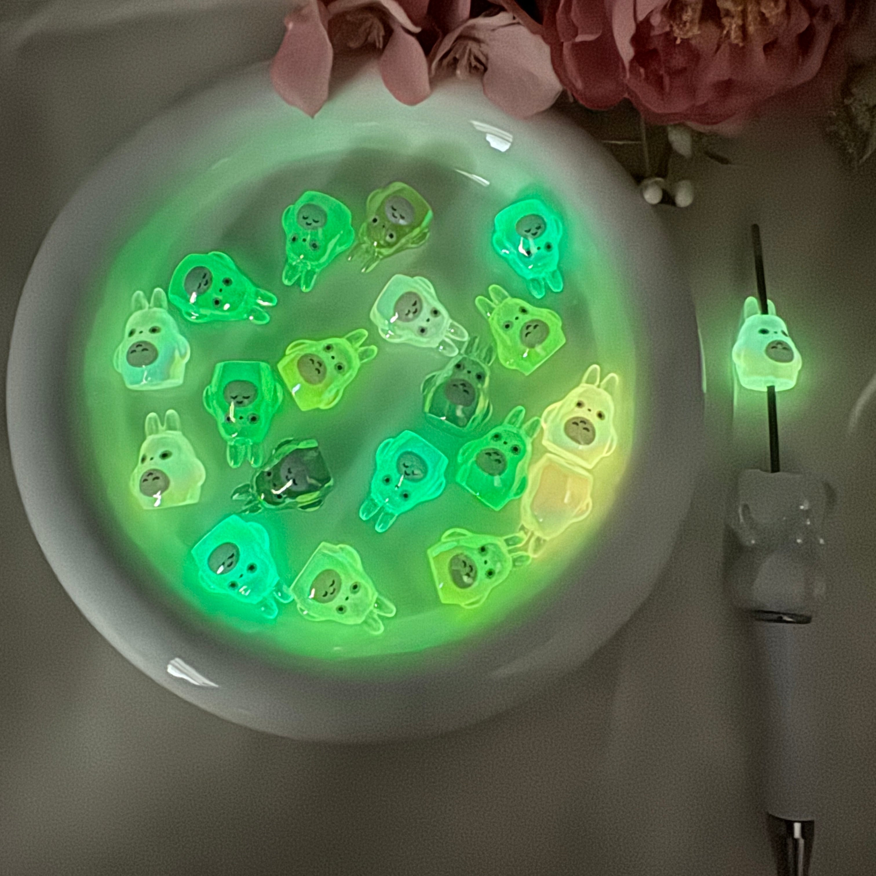 FS6718-20×14mm 3D Glowing Turto Resin Beads Zoe's DIY Shop