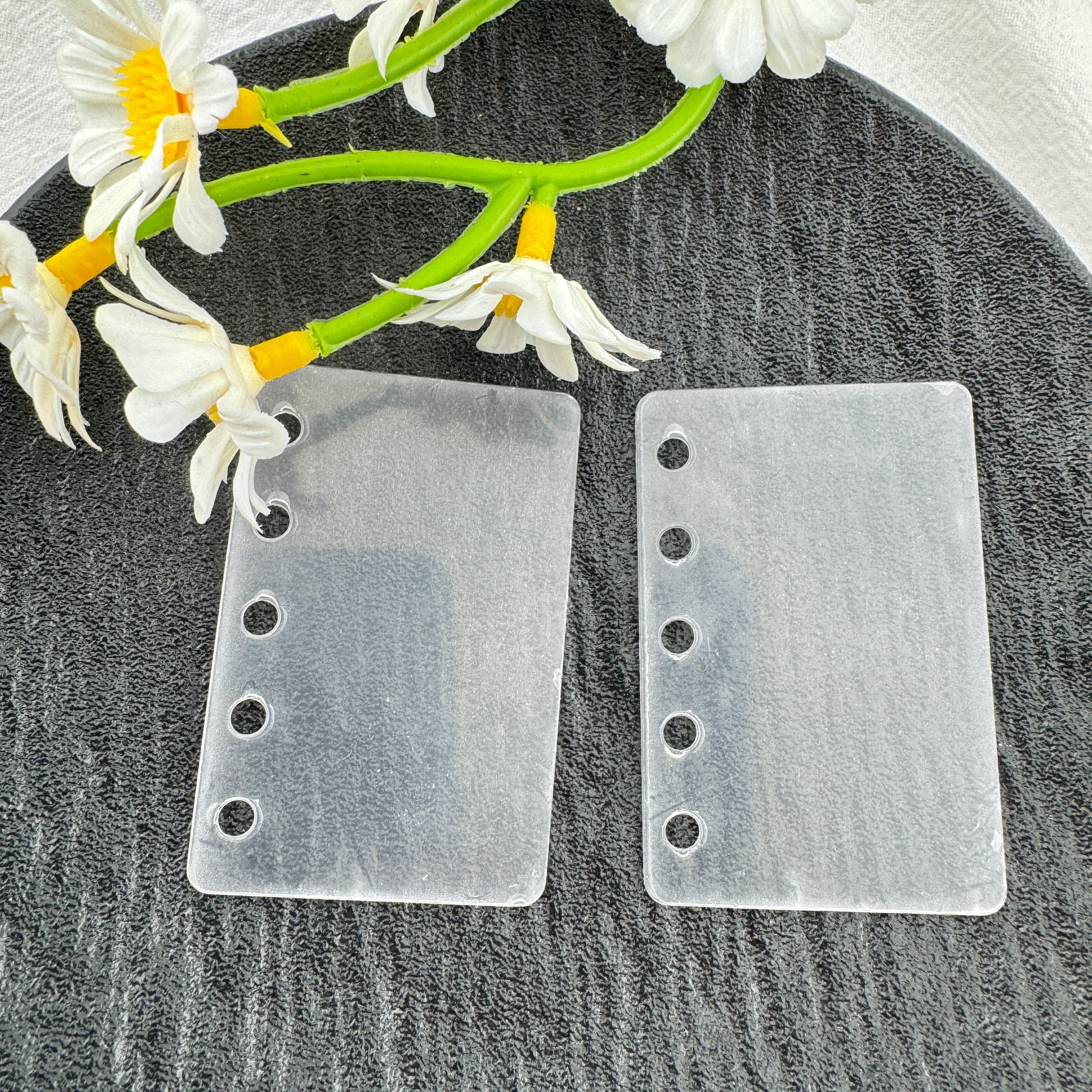 FS6452-40×60mm Clear Note Book Acrylic Charms Zoe's DIY Shop