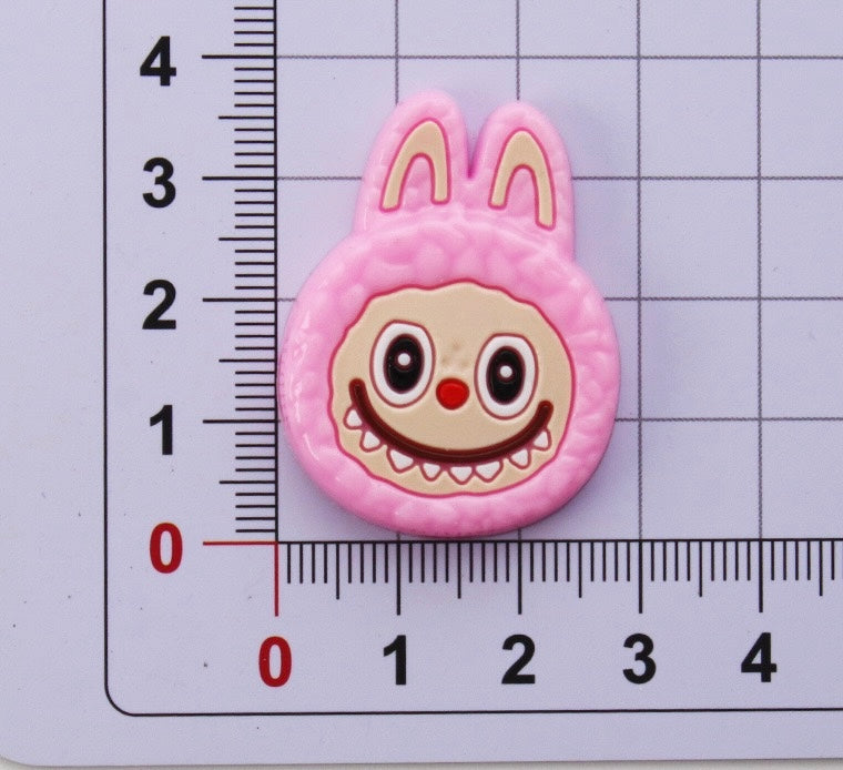 FS2558-Random Mixed PVC Labubu Patch Zoe DIY Wholesale