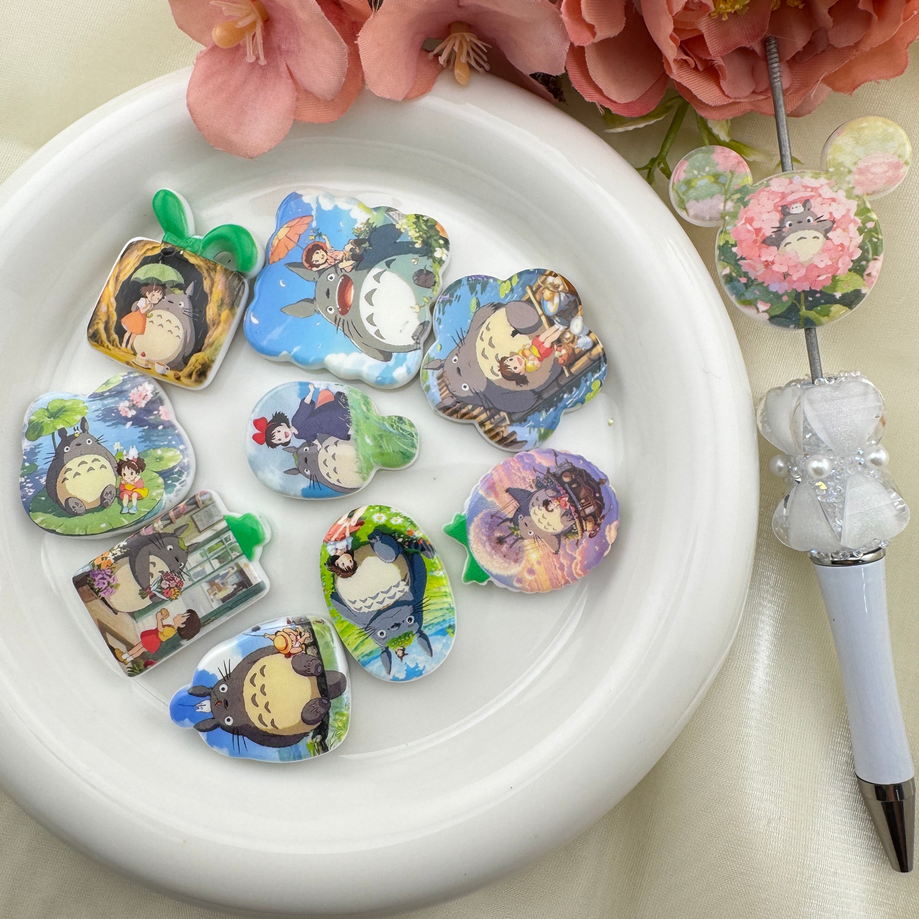 FS6739-Toroto Mixed Printed Acrylic Beads Zoe's DIY Shop