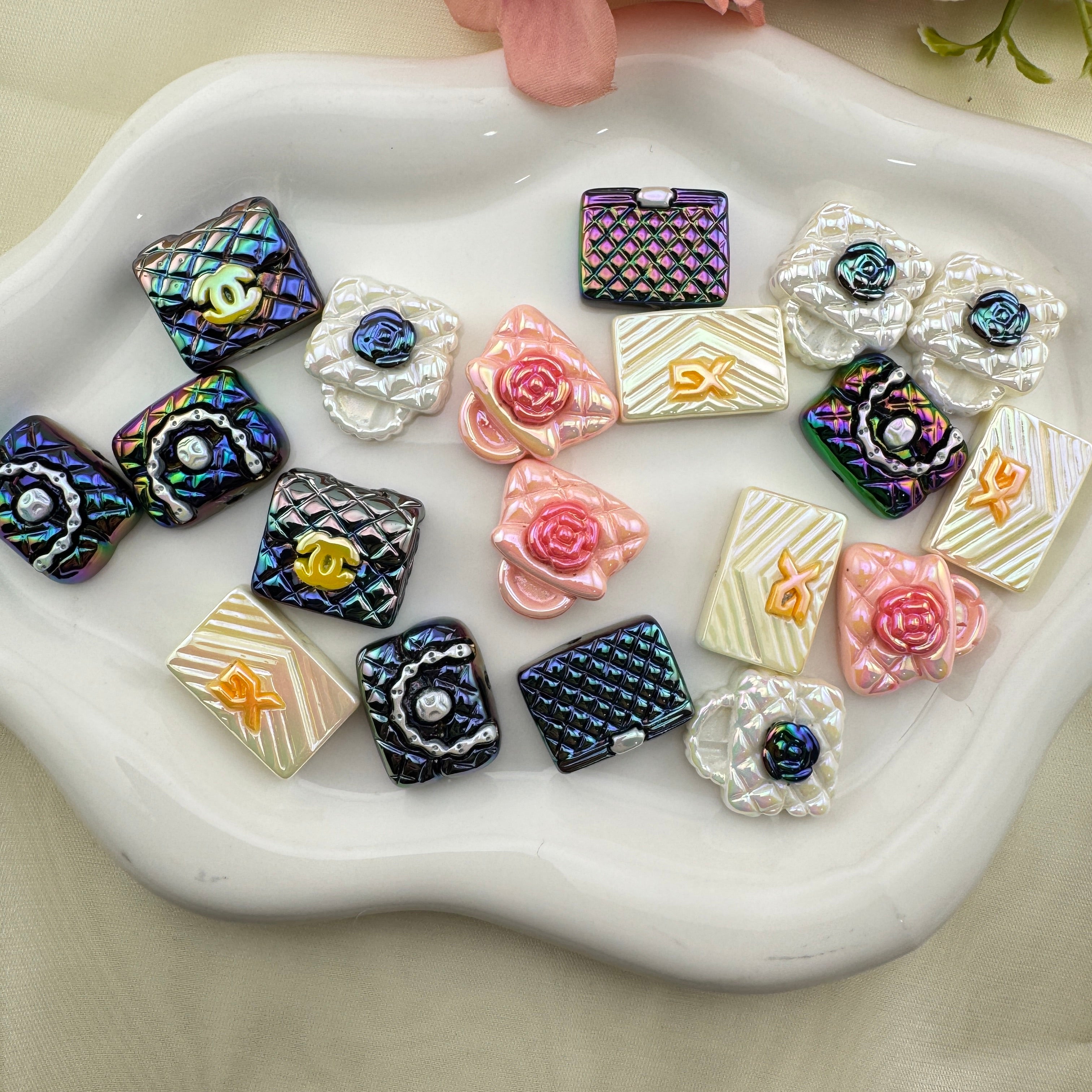 FS6716-Designer Handbag Mixed Resin Beads Zoe's DIY Shop