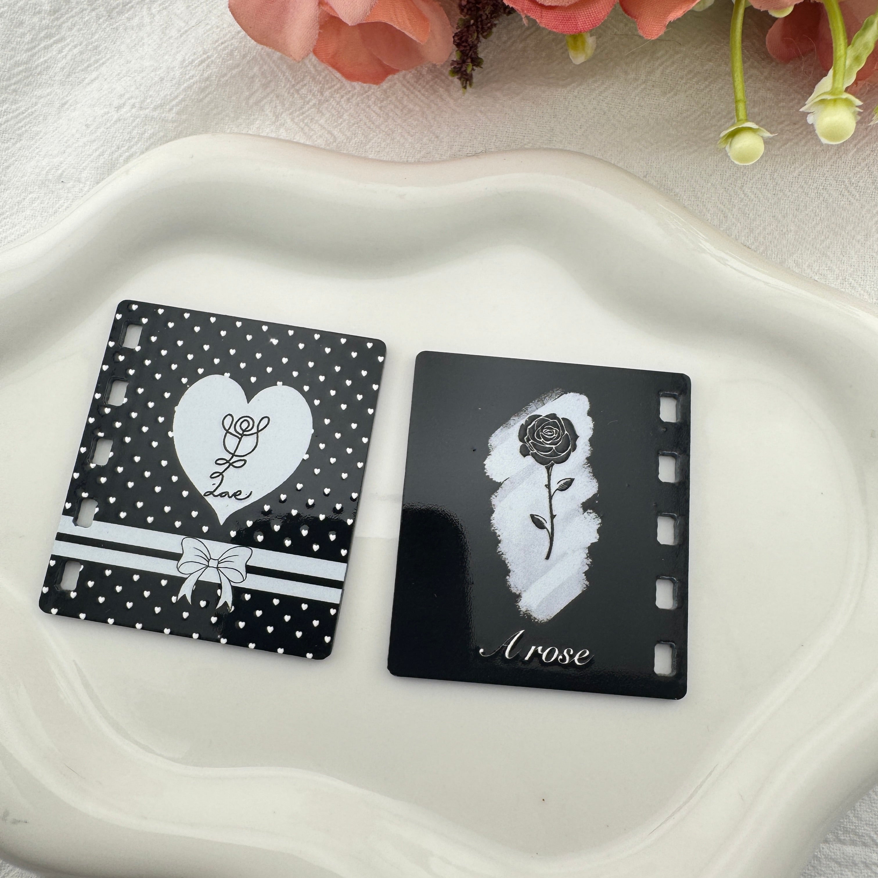 FS6717-45×49mm Book Acrylic Charms Zoe's DIY Shop