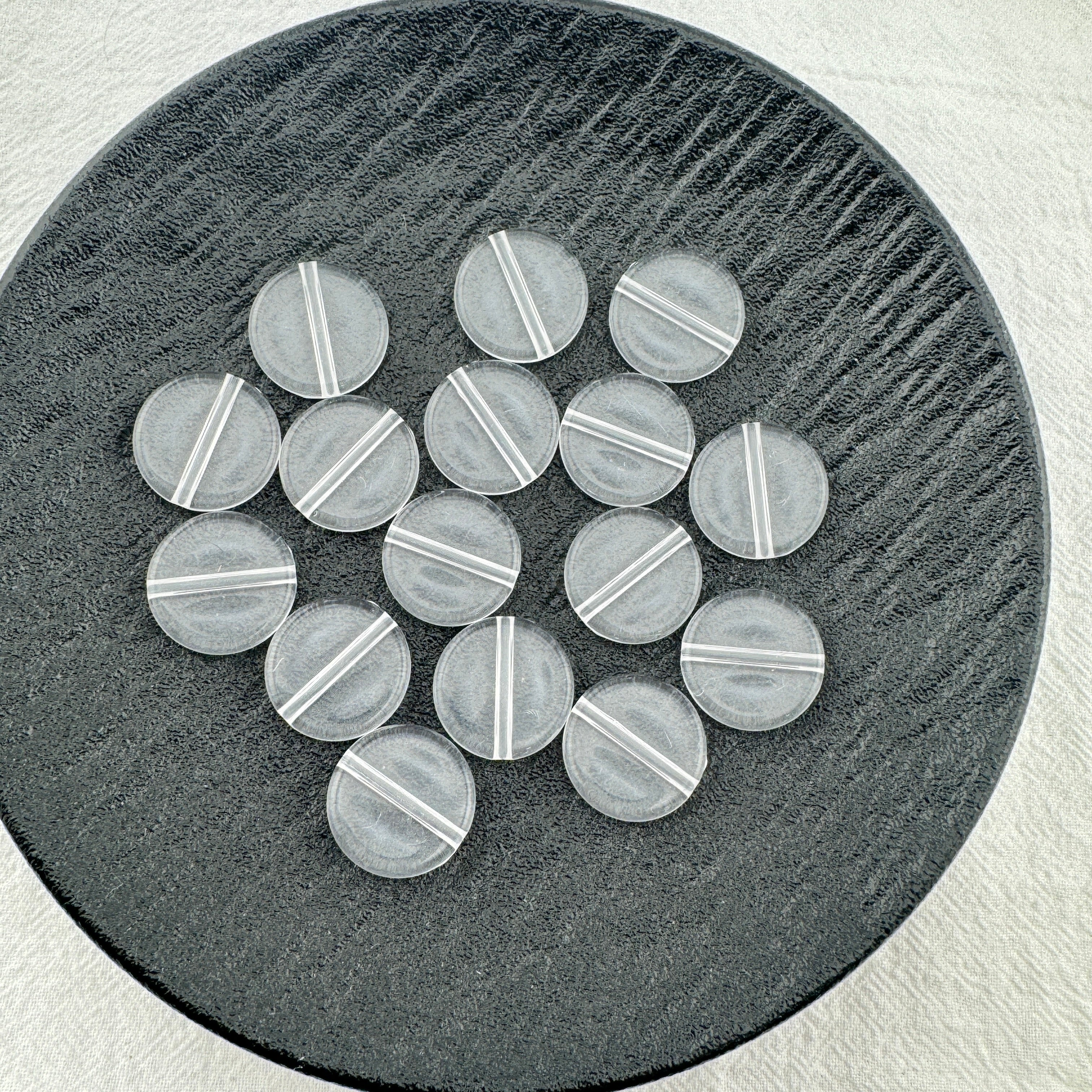 FS5960-20mm Clear Base Acrylic Beads Zoe's DIY Shop