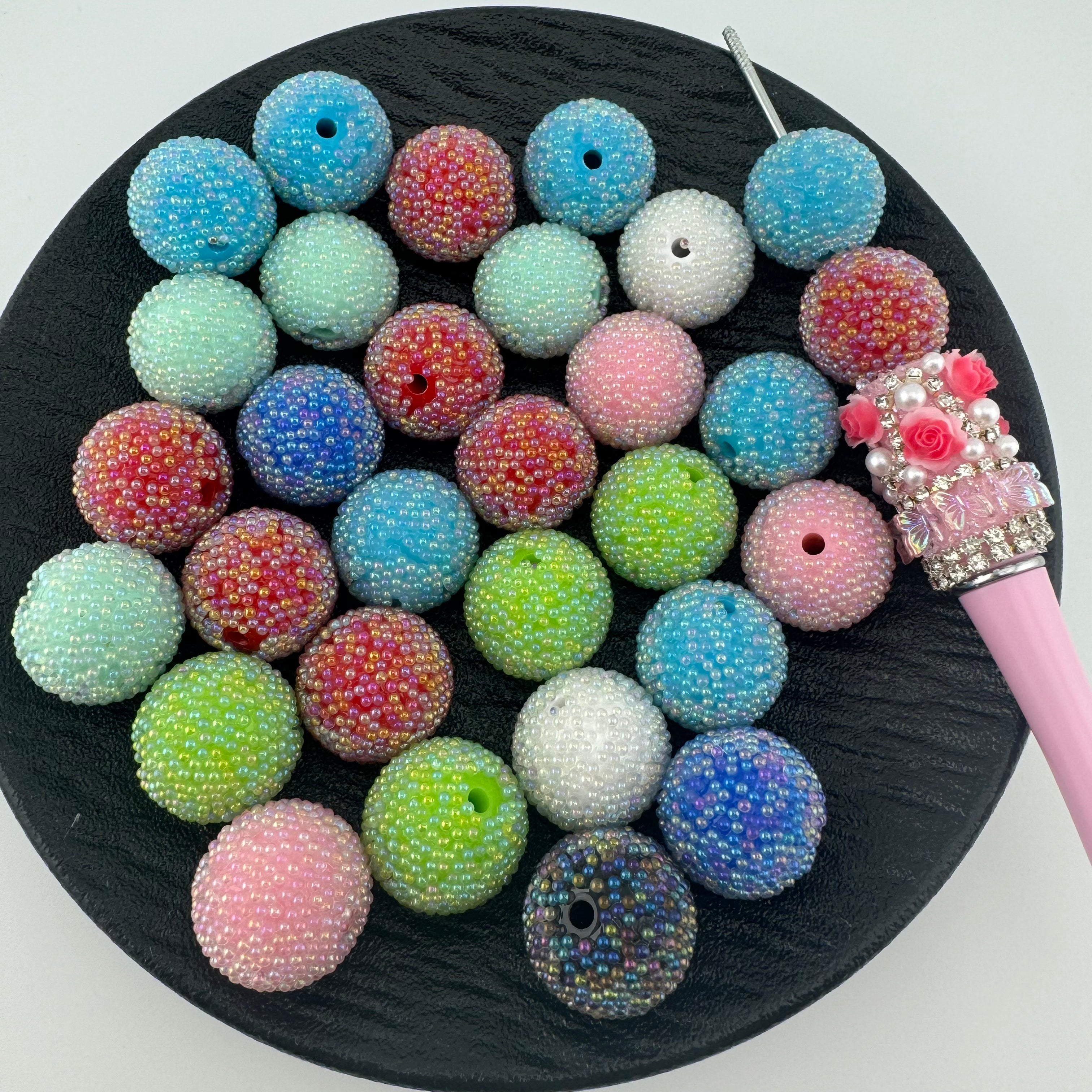 FS2359- Random Mixed Color Sugar Beads Fit For Beadable Pens