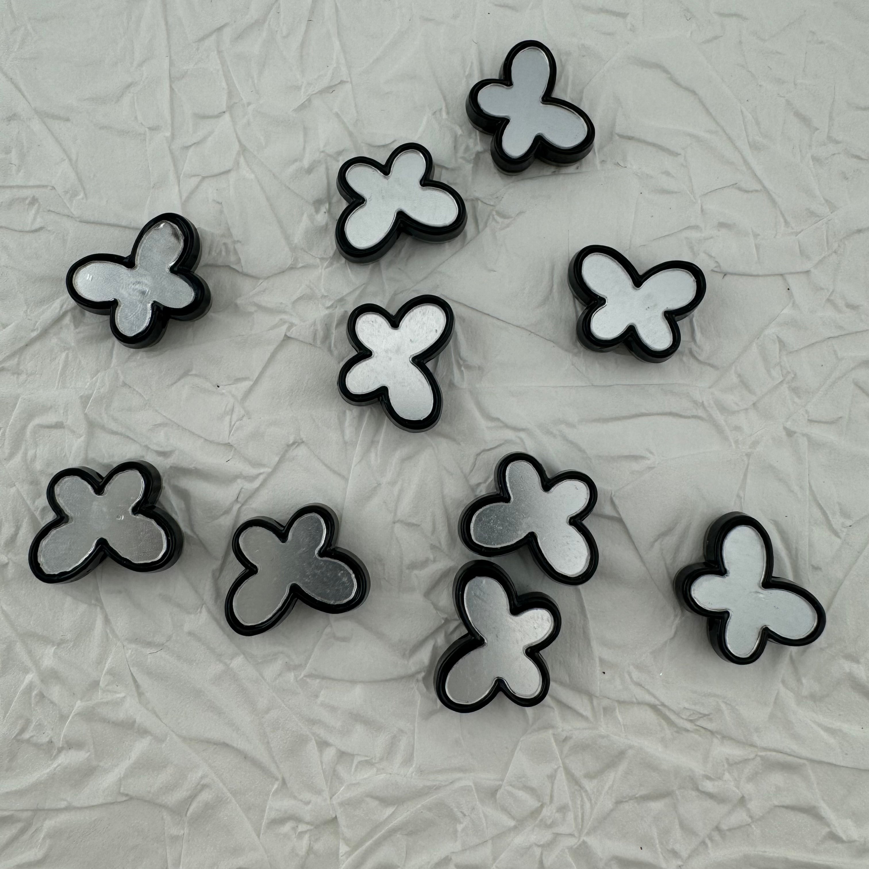 FS2302-Butterfly Metal Beads For Making Key Chain