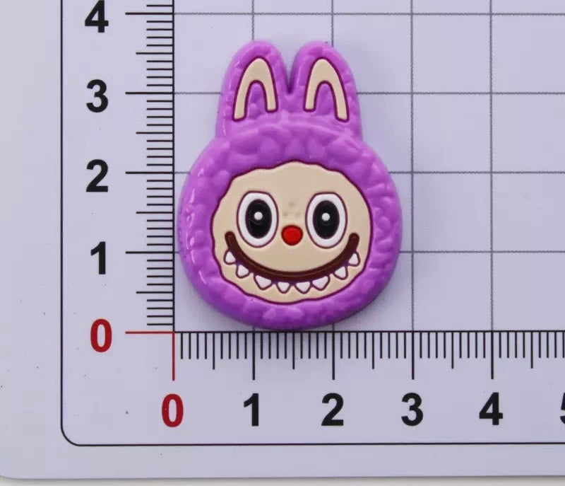 FS2558-Random Mixed PVC Labubu Patch Zoe DIY Wholesale