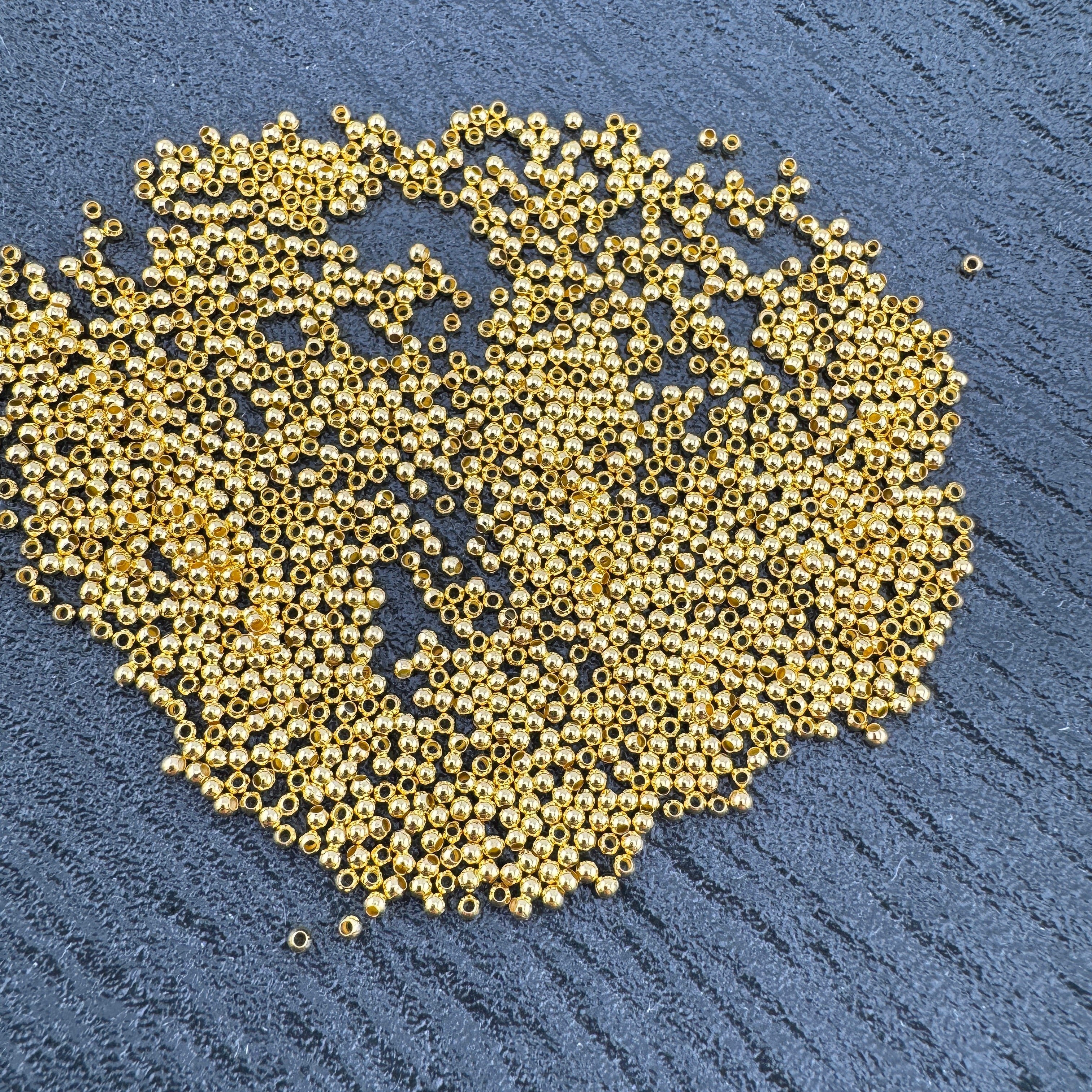 FS6504-2mm Gold Plate Copper Spacer Zoe's DIY Shop