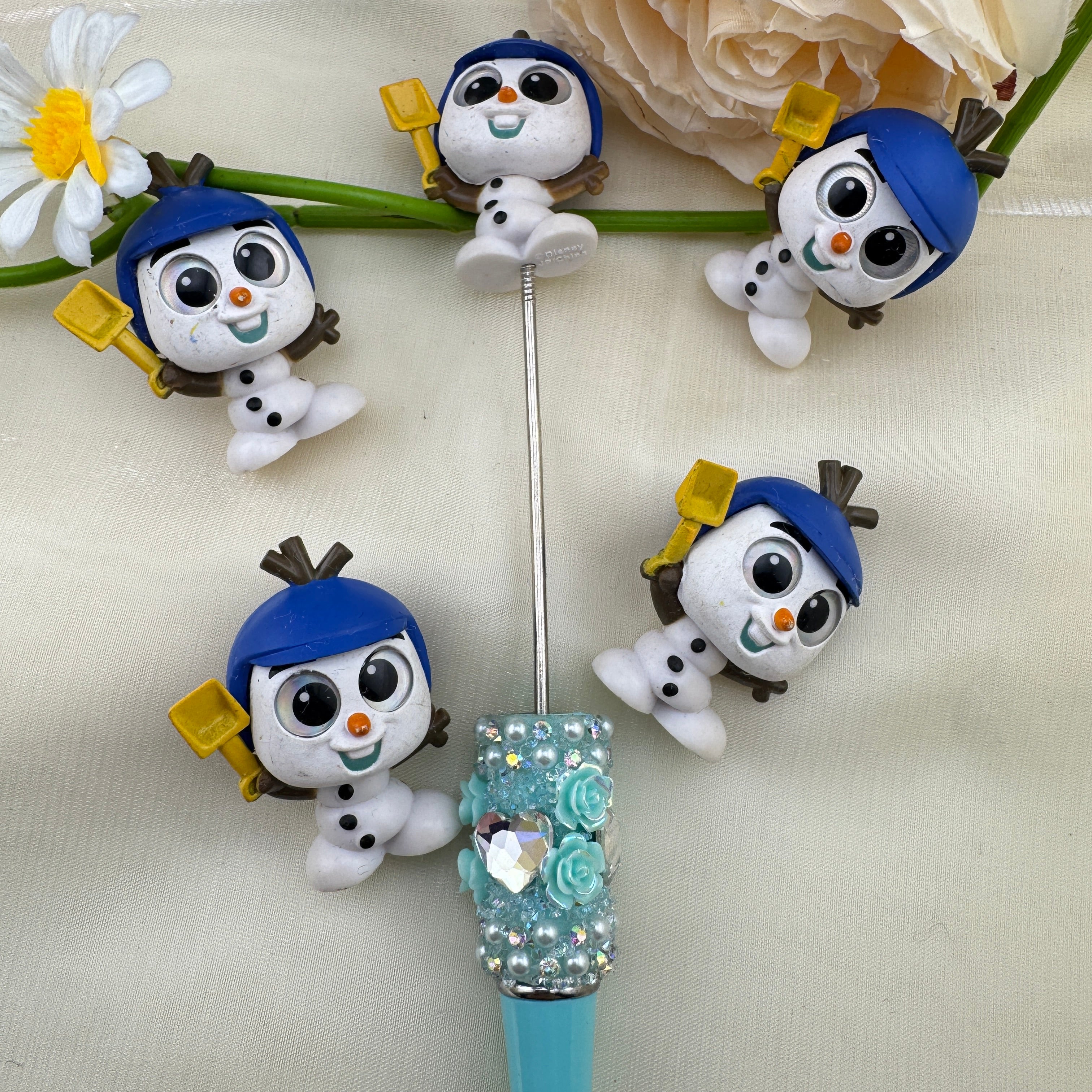 1 Piece Snow Man Pen Topper Zoe DIY Wholesale