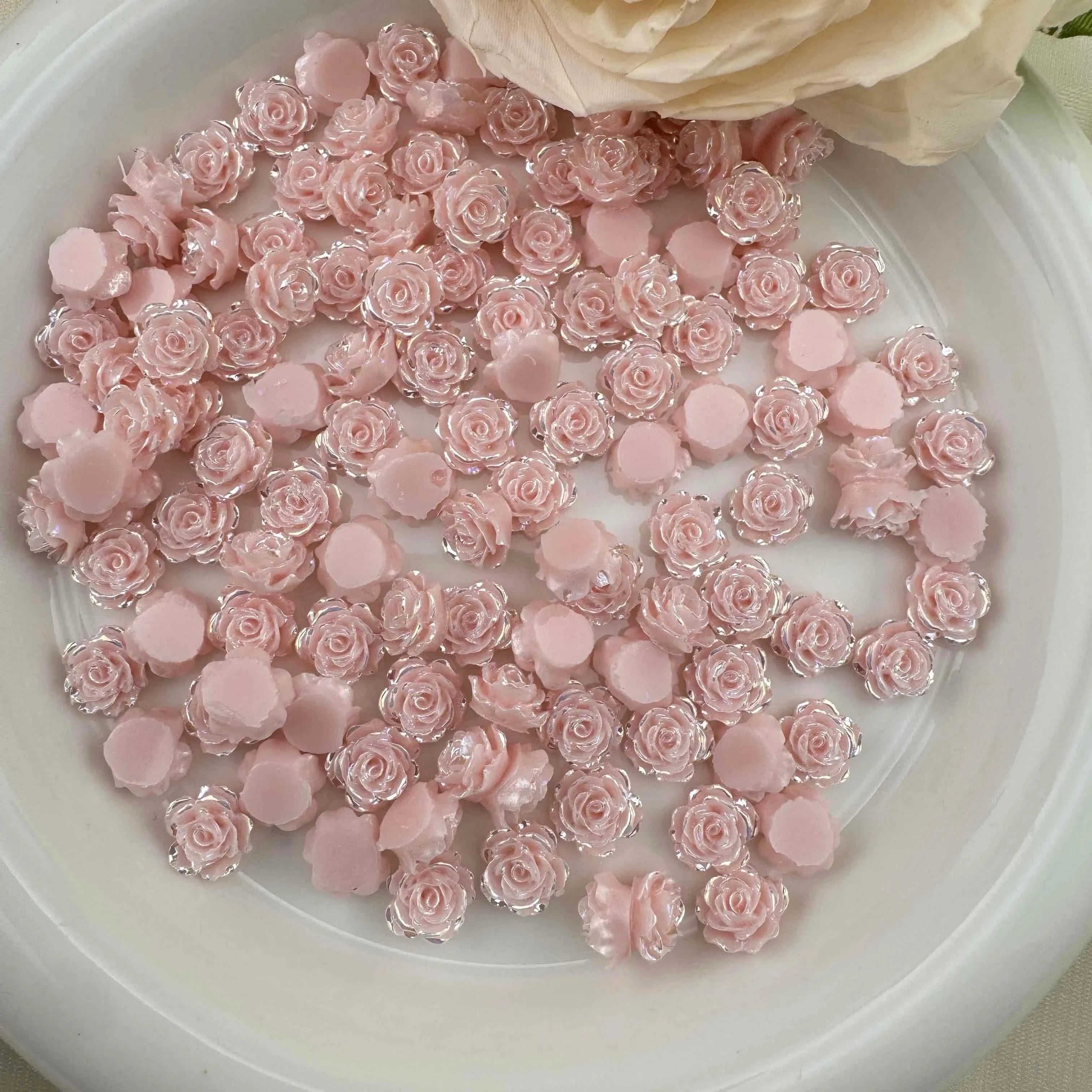 FS5327-10mm UV Soft Flower Nail Charms For DIY Project Zoe DIY Wholesale