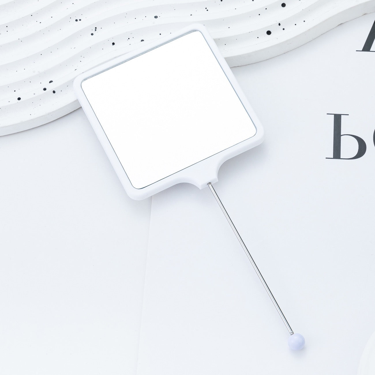 FS6067-18×7.5cm Square Beadable Mirror Zoe DIY Wholesale