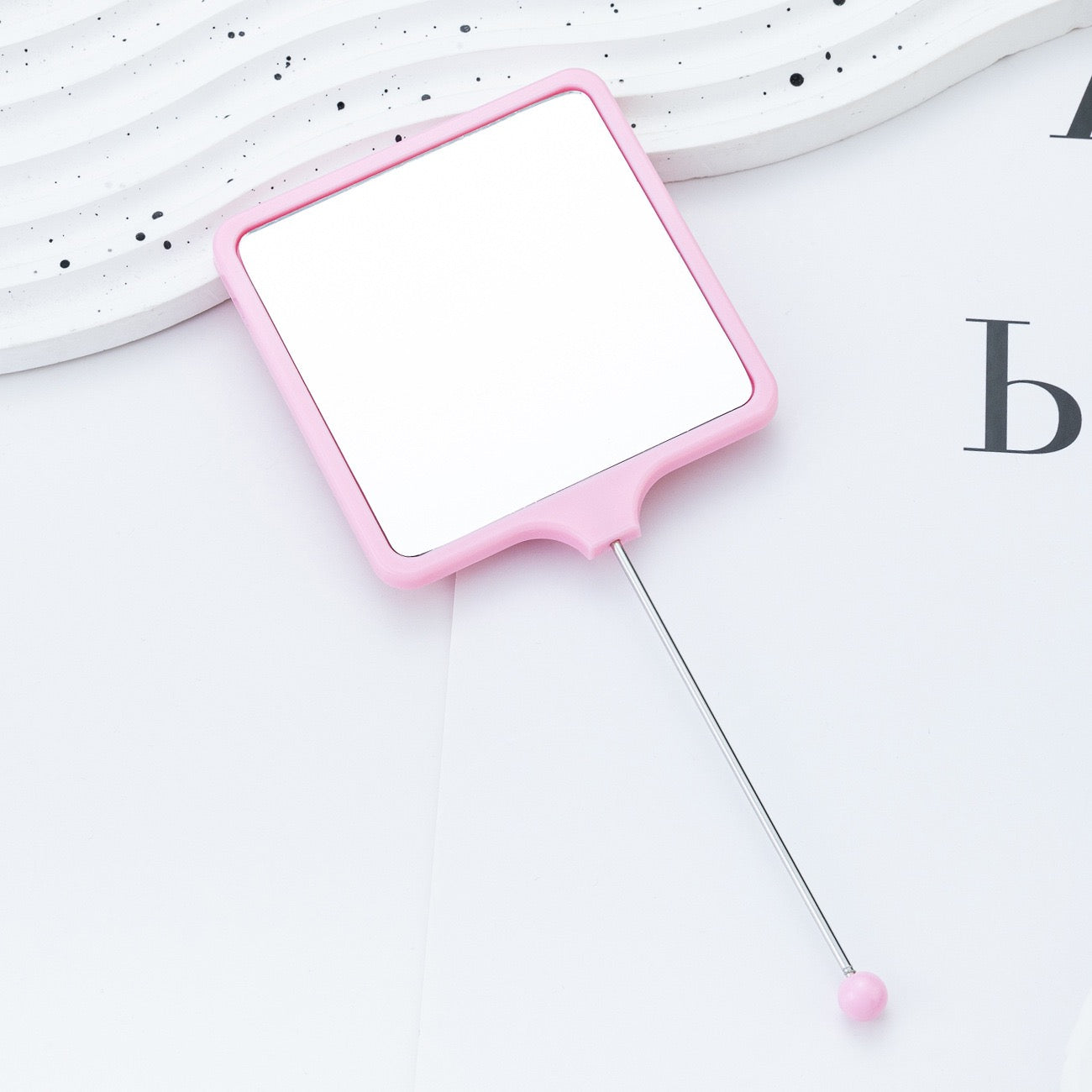 FS6067-18×7.5cm Square Beadable Mirror Zoe DIY Wholesale