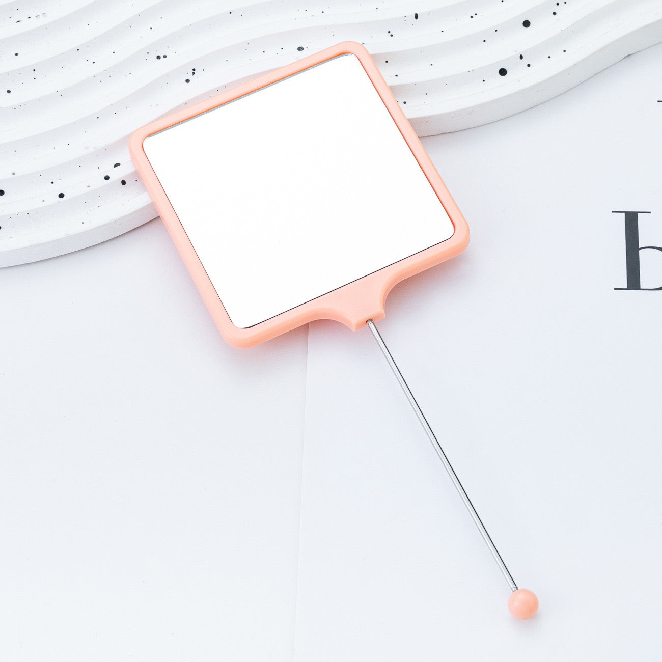 FS6067-18×7.5cm Square Beadable Mirror Zoe DIY Wholesale