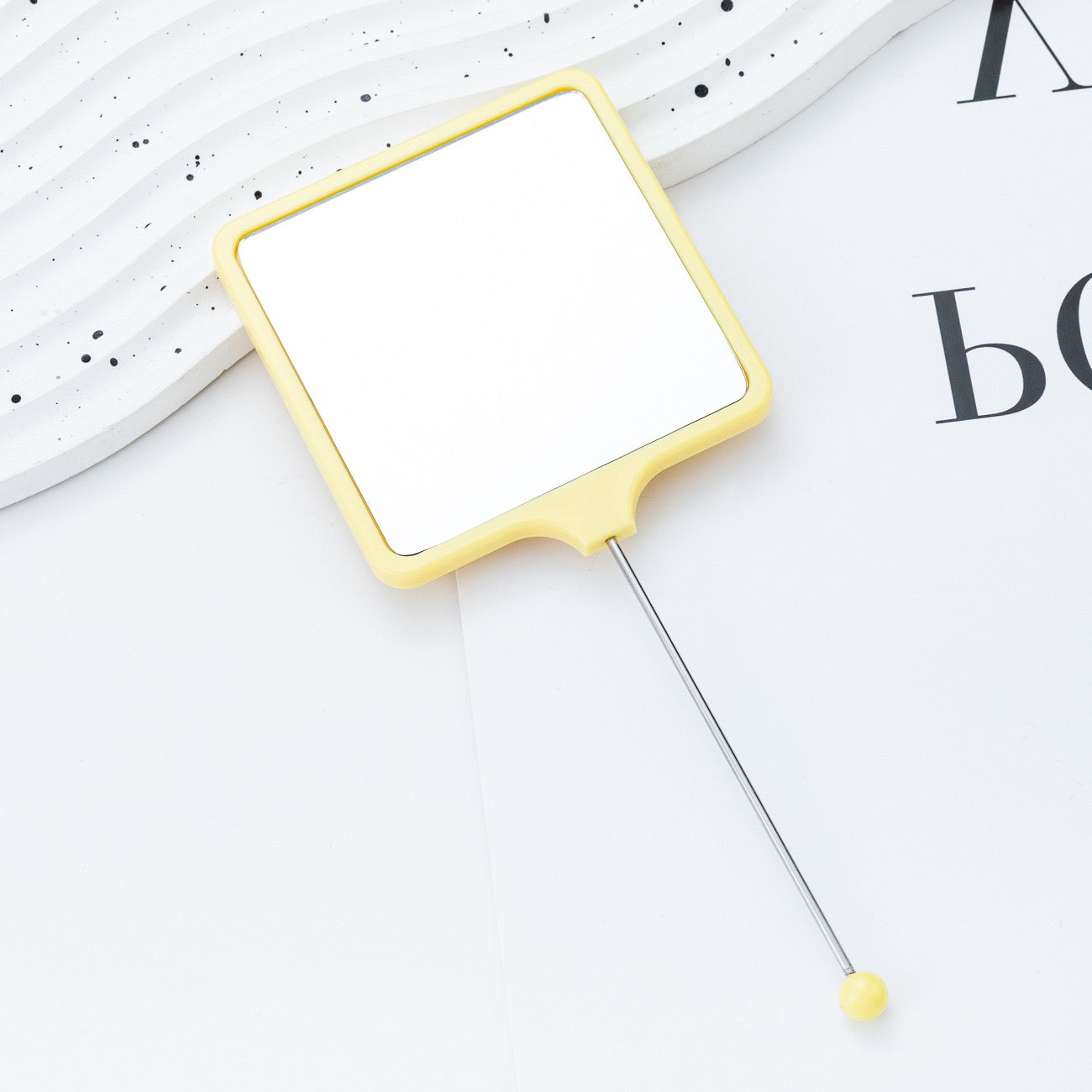 FS6067-18×7.5cm Square Beadable Mirror Zoe DIY Wholesale